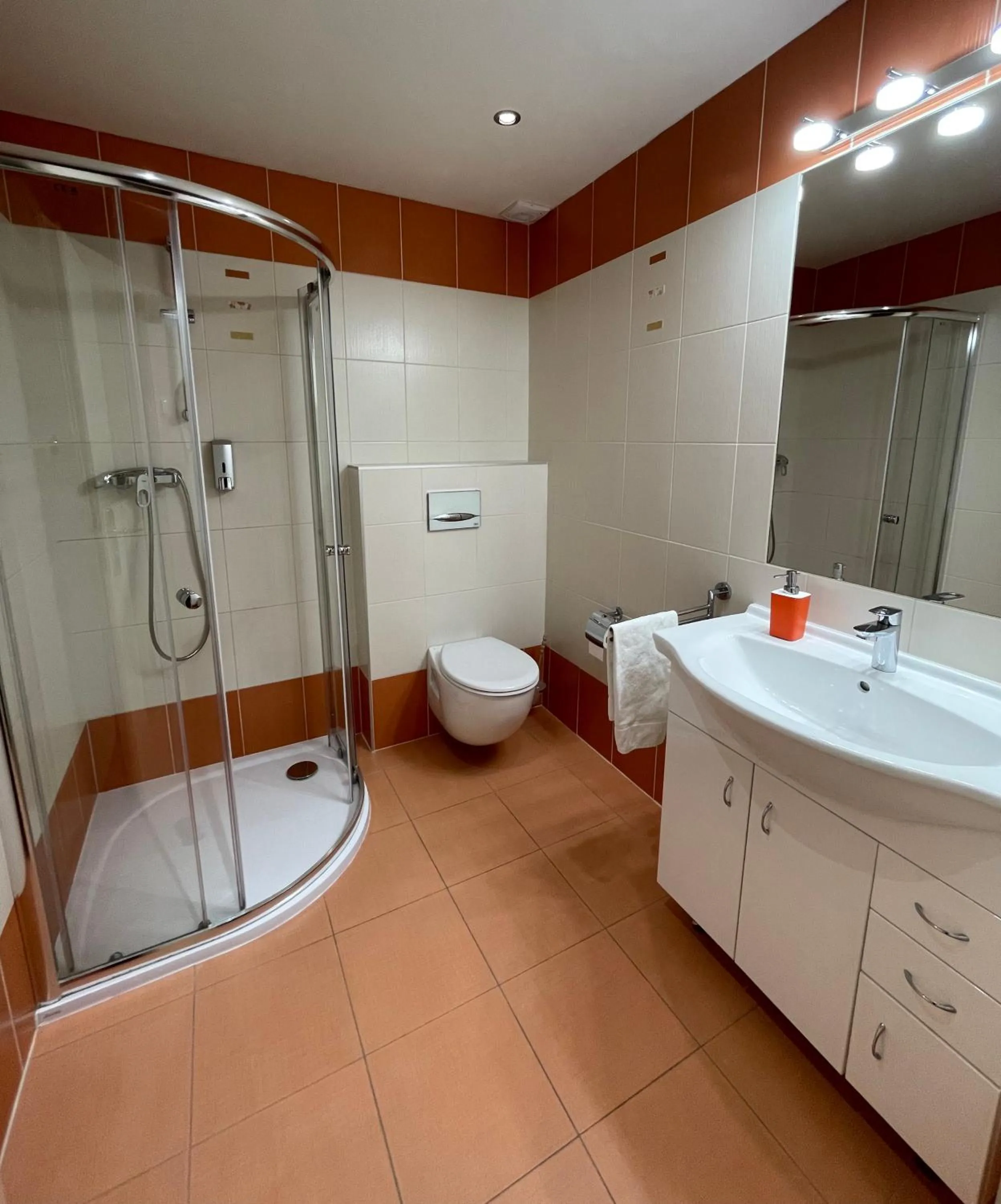 Shower in Hotel King George