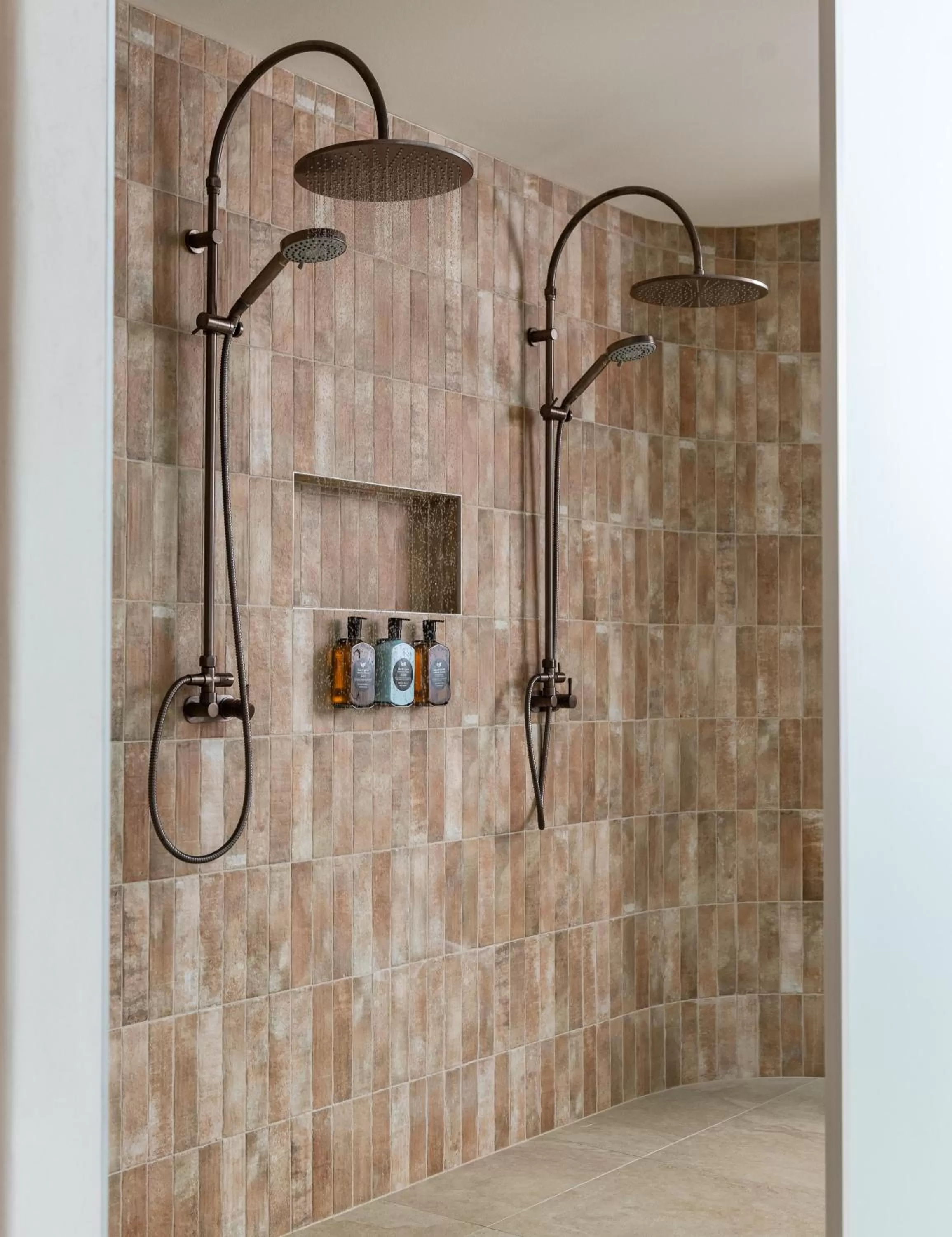 Shower in Chalets at Blackheath