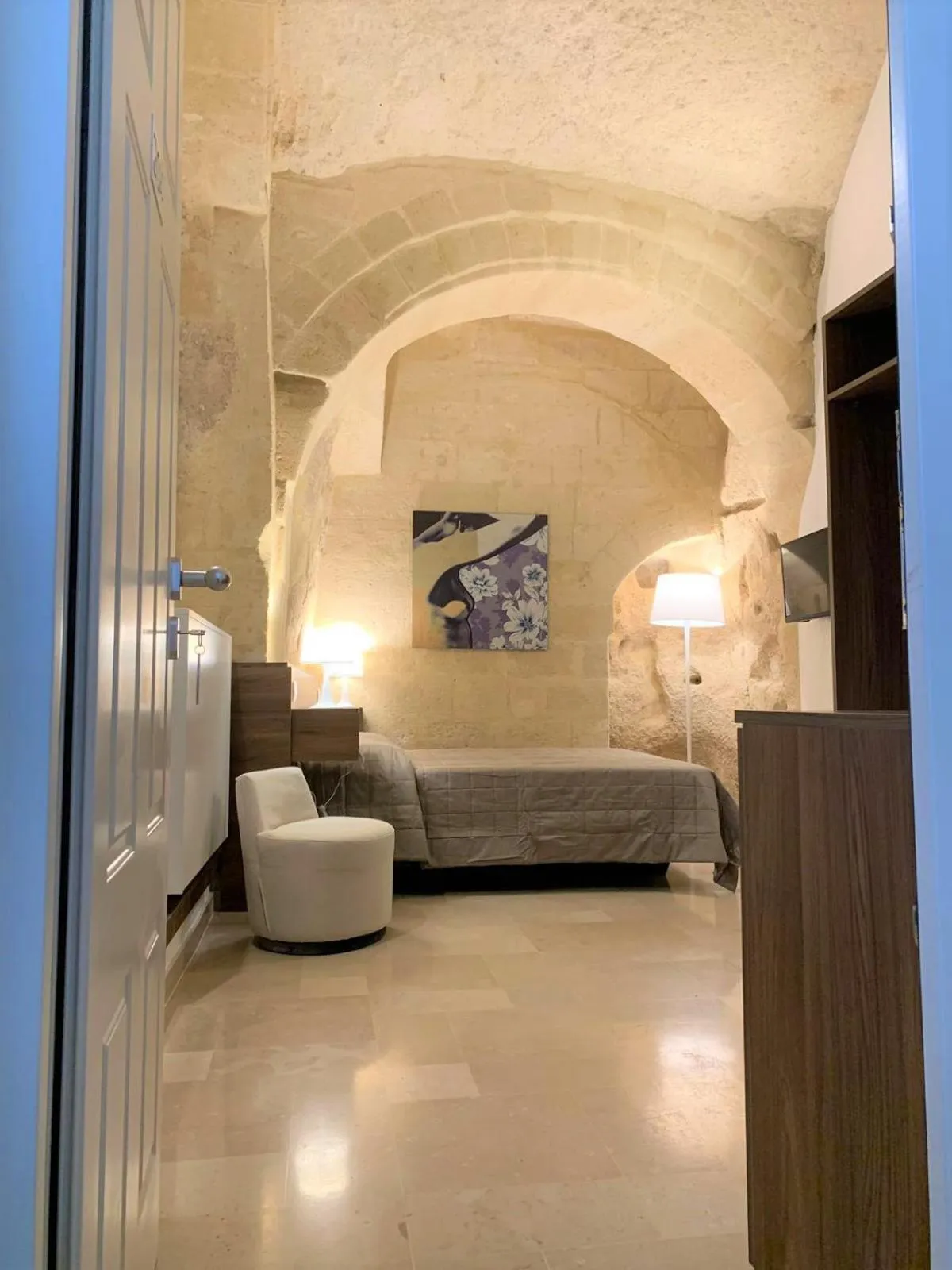 Bed in Albergo Del Sedile