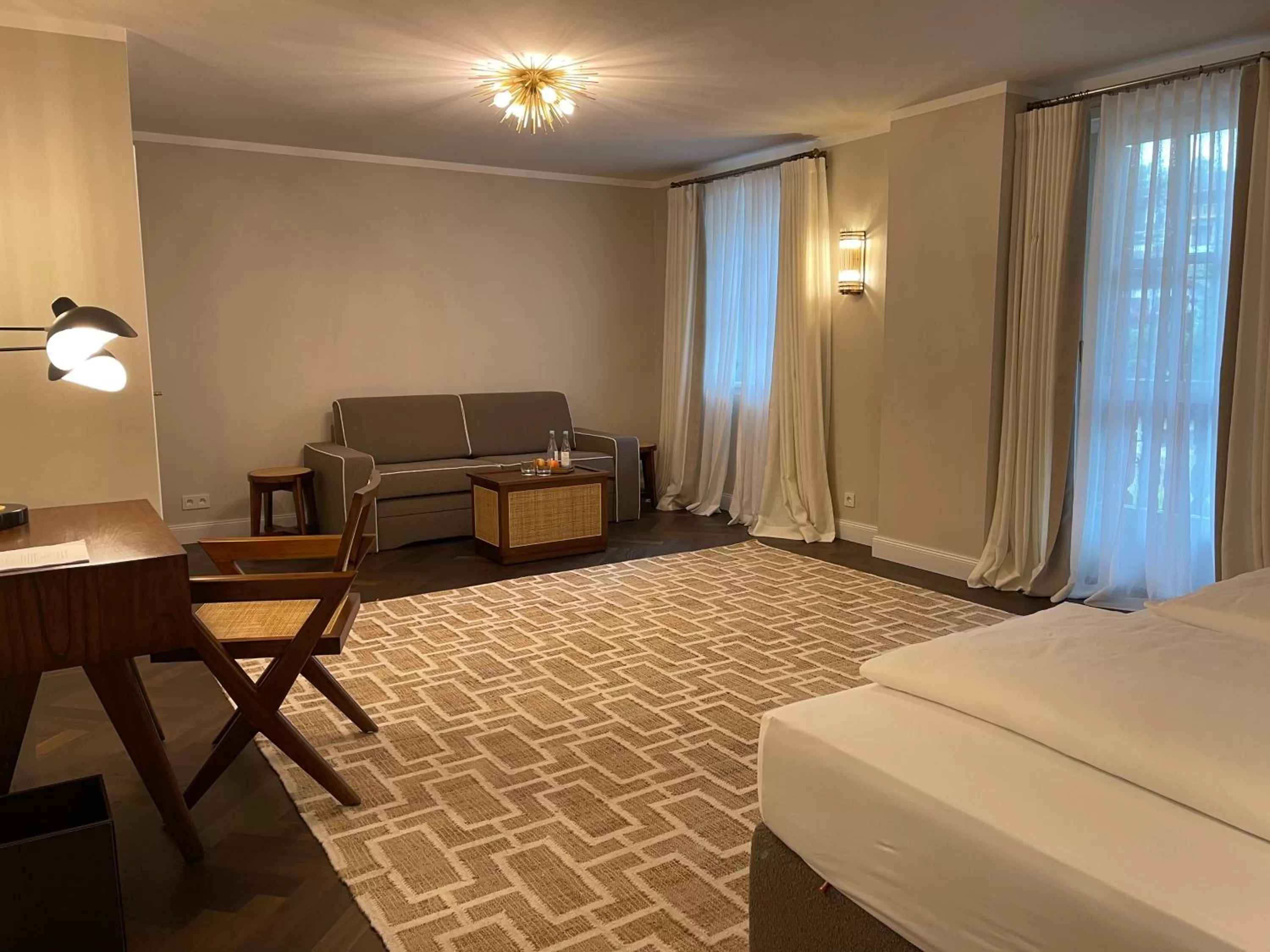 Living room, Bed in Bio Design Boutique Landhaus St Georg