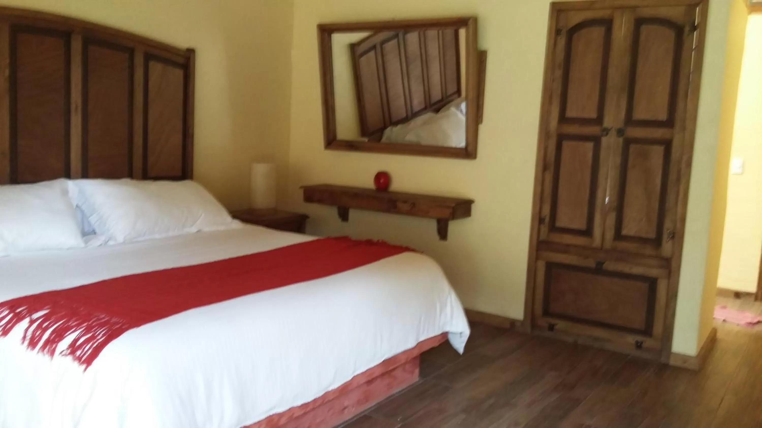 Bed in Cabañas La Cascada