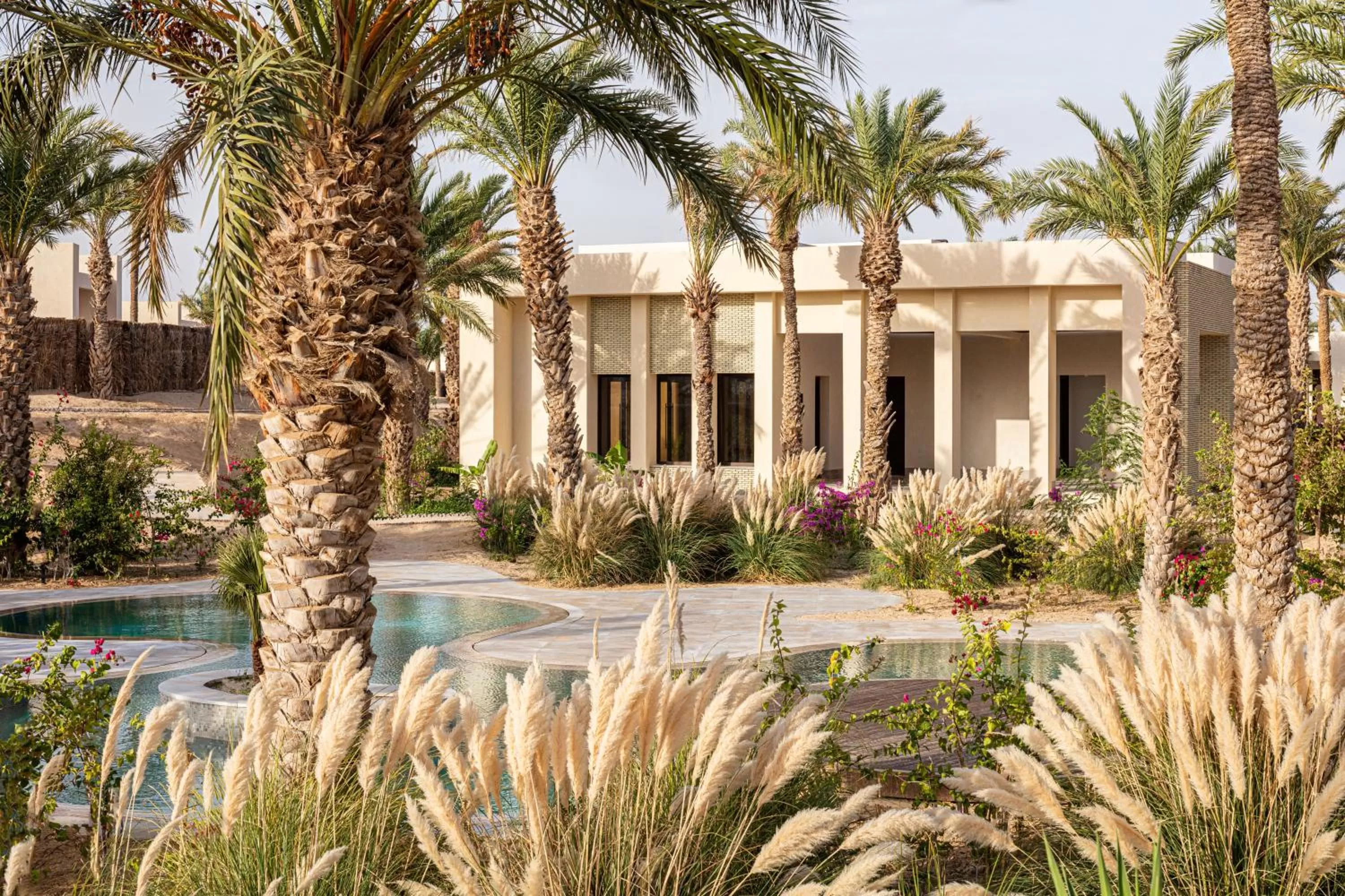Garden in Anantara Sahara-Tozeur Resort & Villas