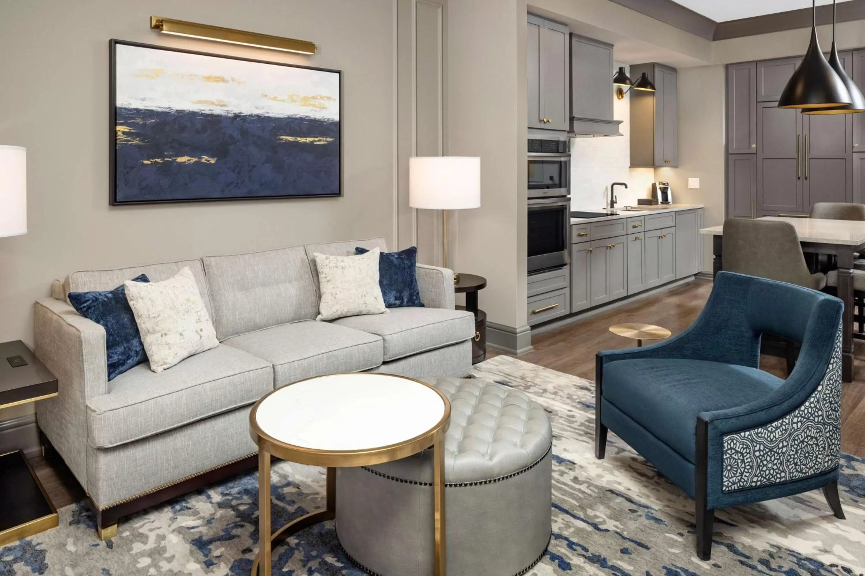 Living room in Hilton Club Liberty Place Charleston