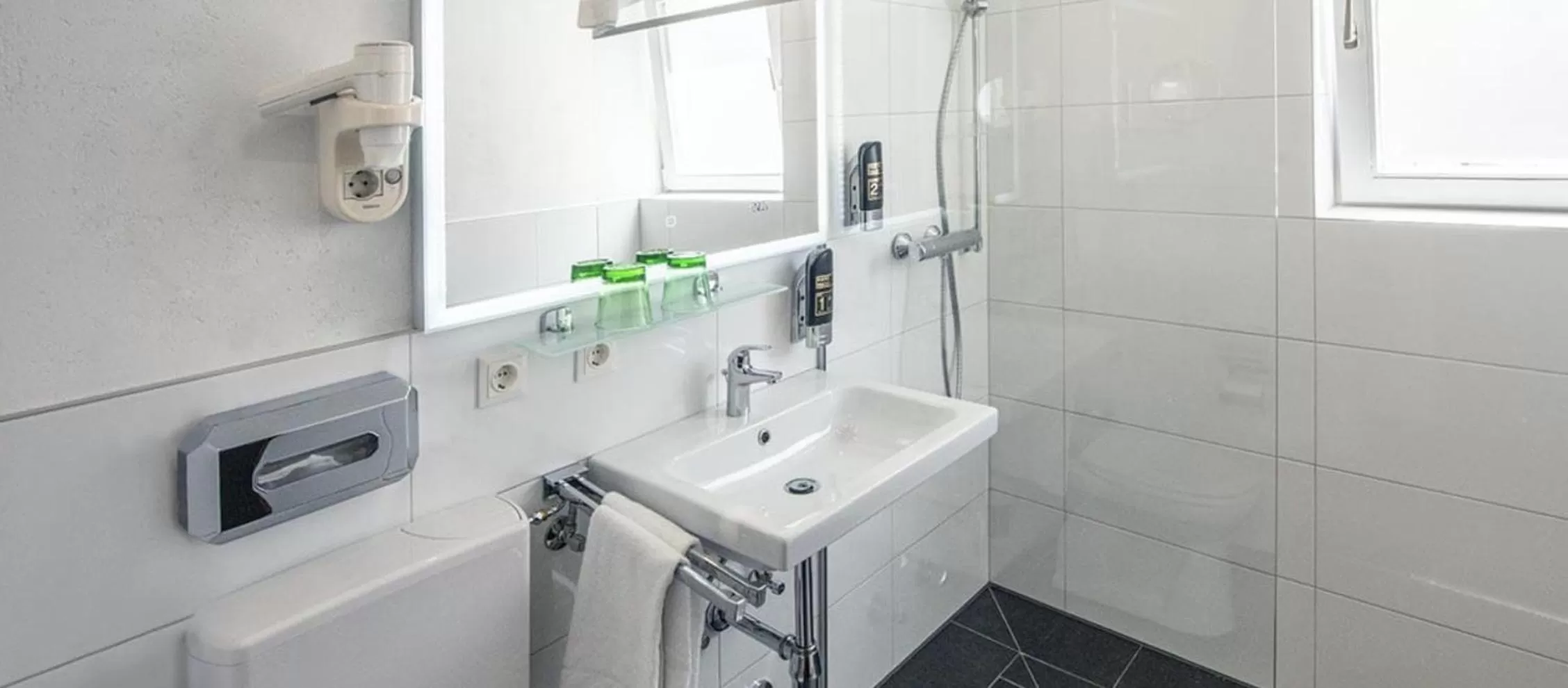 Shower in Hotel Kufsteinerhof