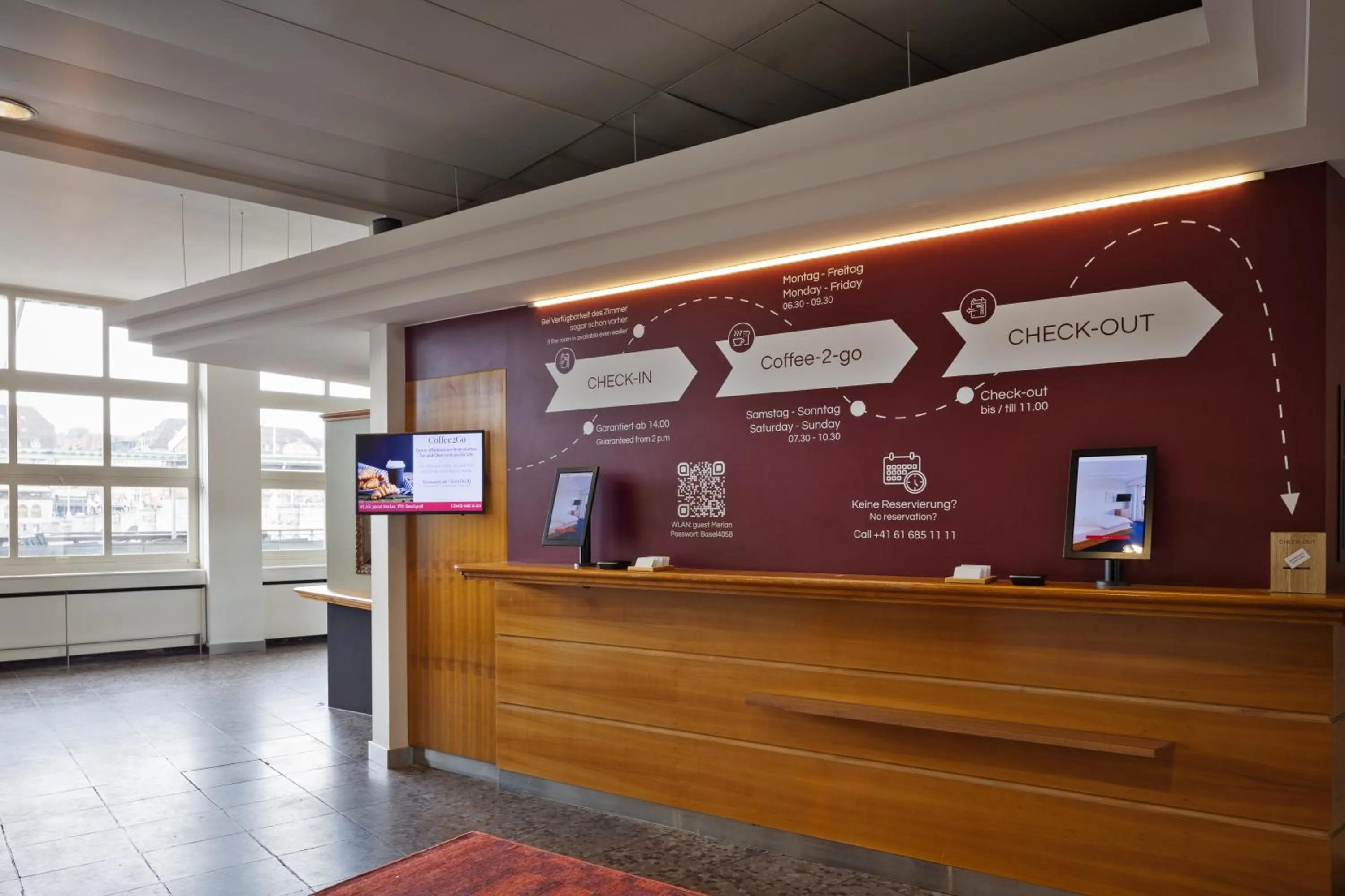 Lobby or reception in Merian am Rhein