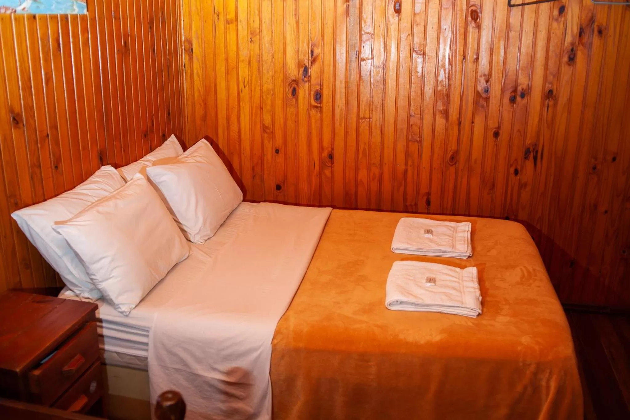 Bed in Pousada Barth