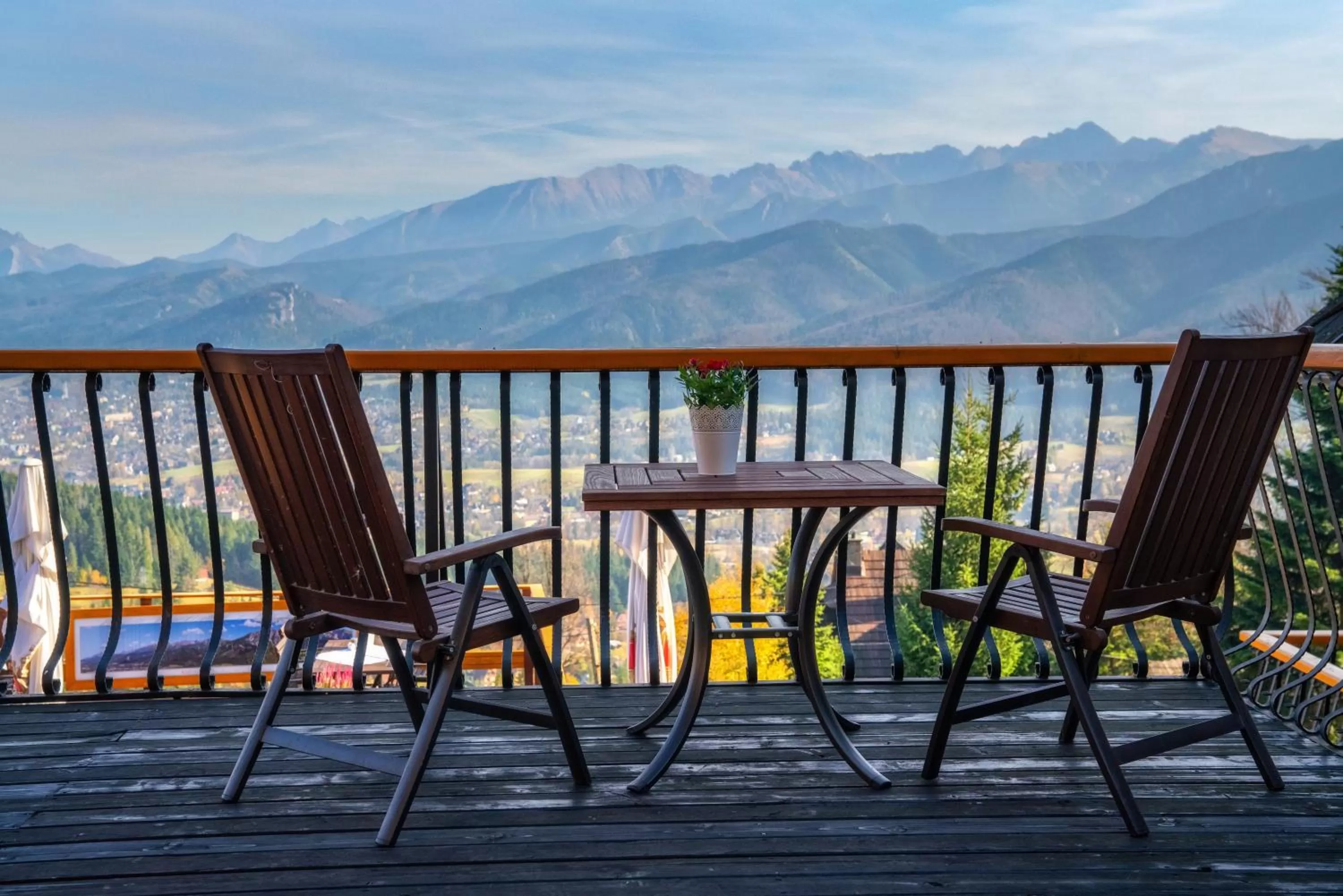 Balcony/Terrace in Butorowy Dwór