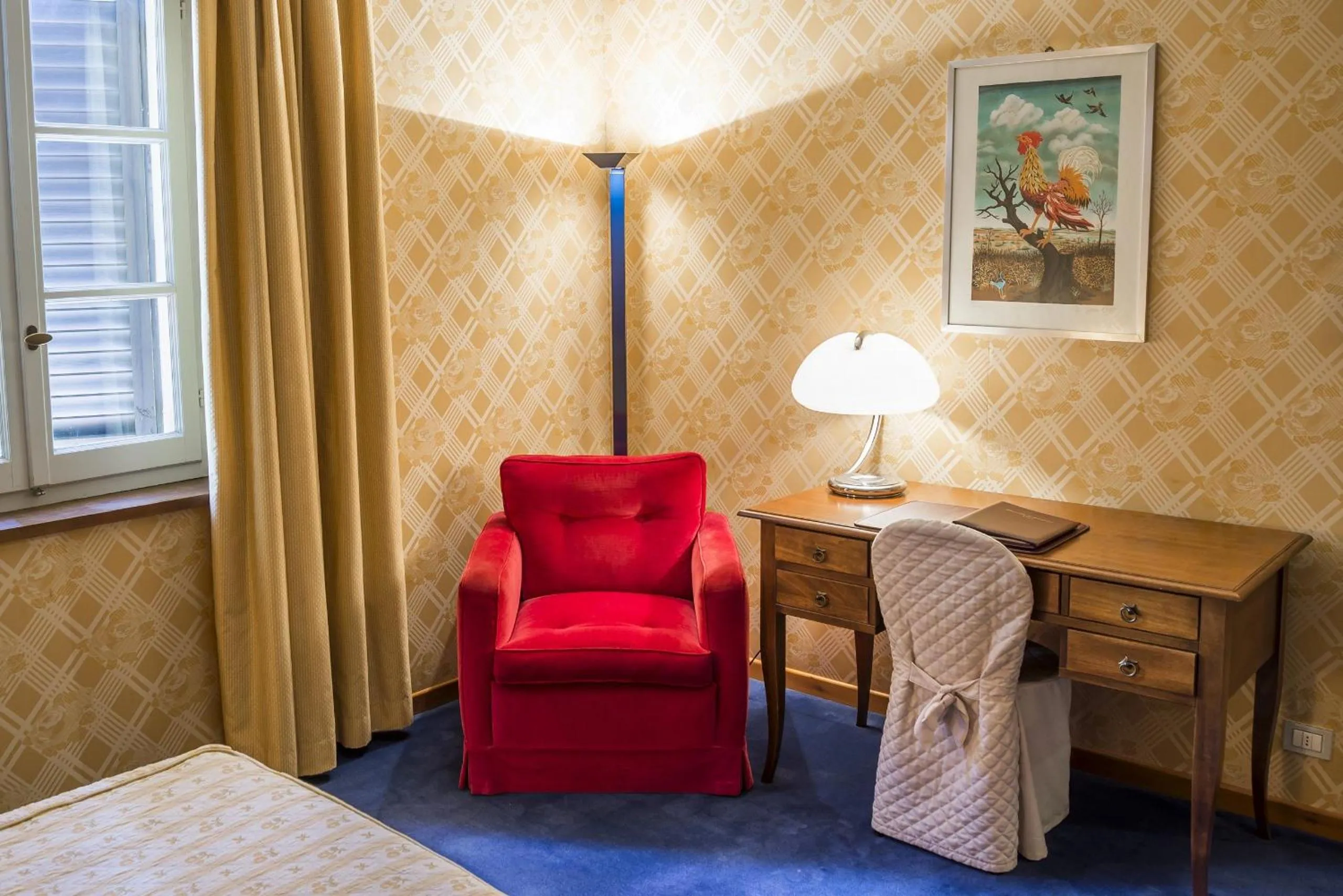 Seating area, Bed in Hotel Villa La Principessa