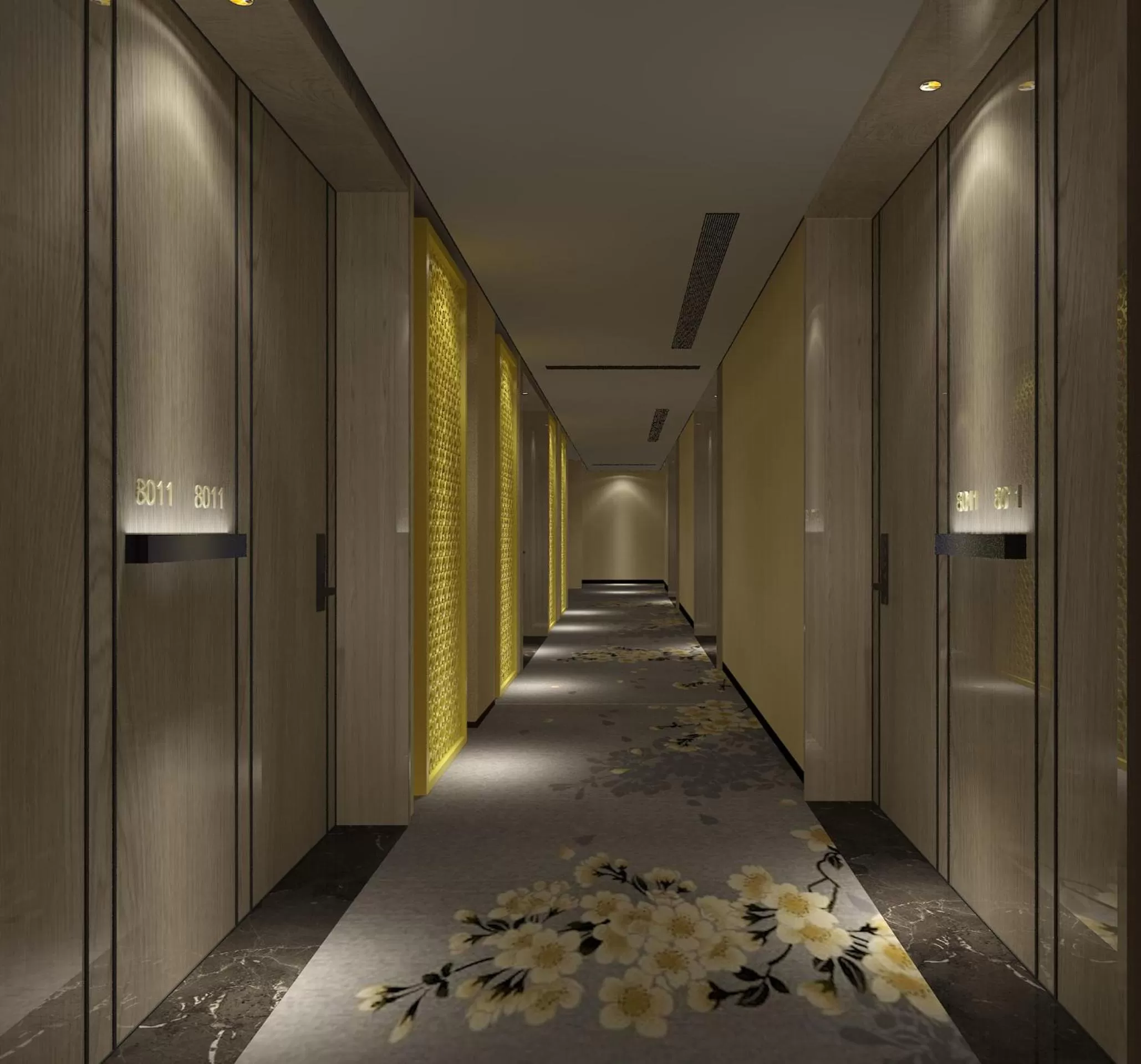 Decorative detail in Paco Hotel Tiyuxilu Metro Guangzhou-Free Shuttle Bus fir Canton Fair