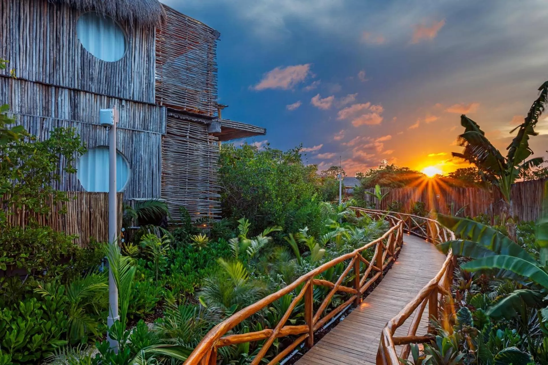 Garden in Hotel Shibari - Restaurant & Cenote Club