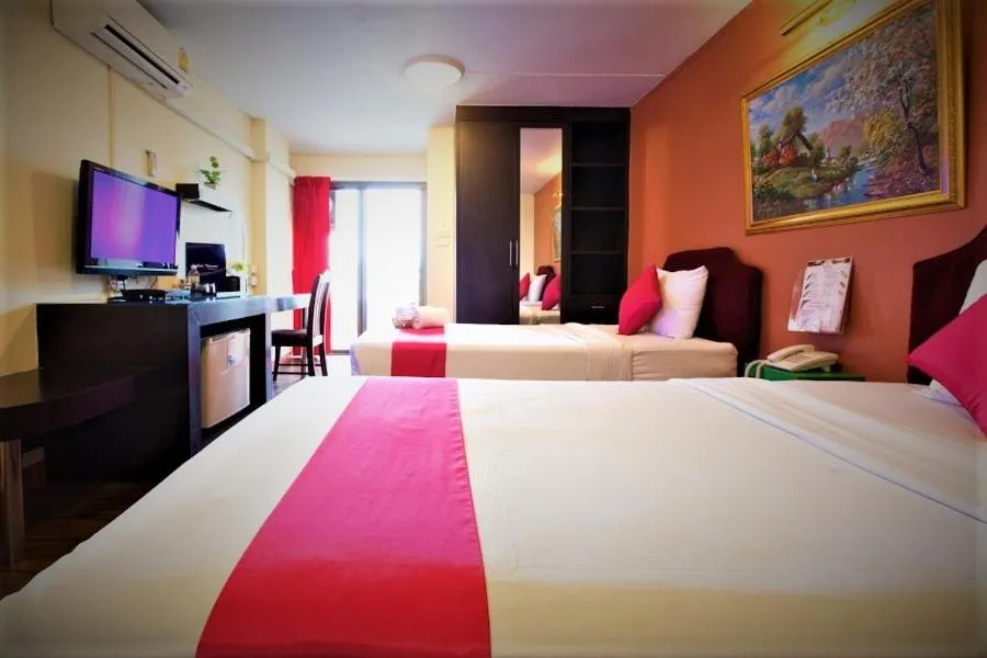 Bed in Vabua Asotel Bangkok