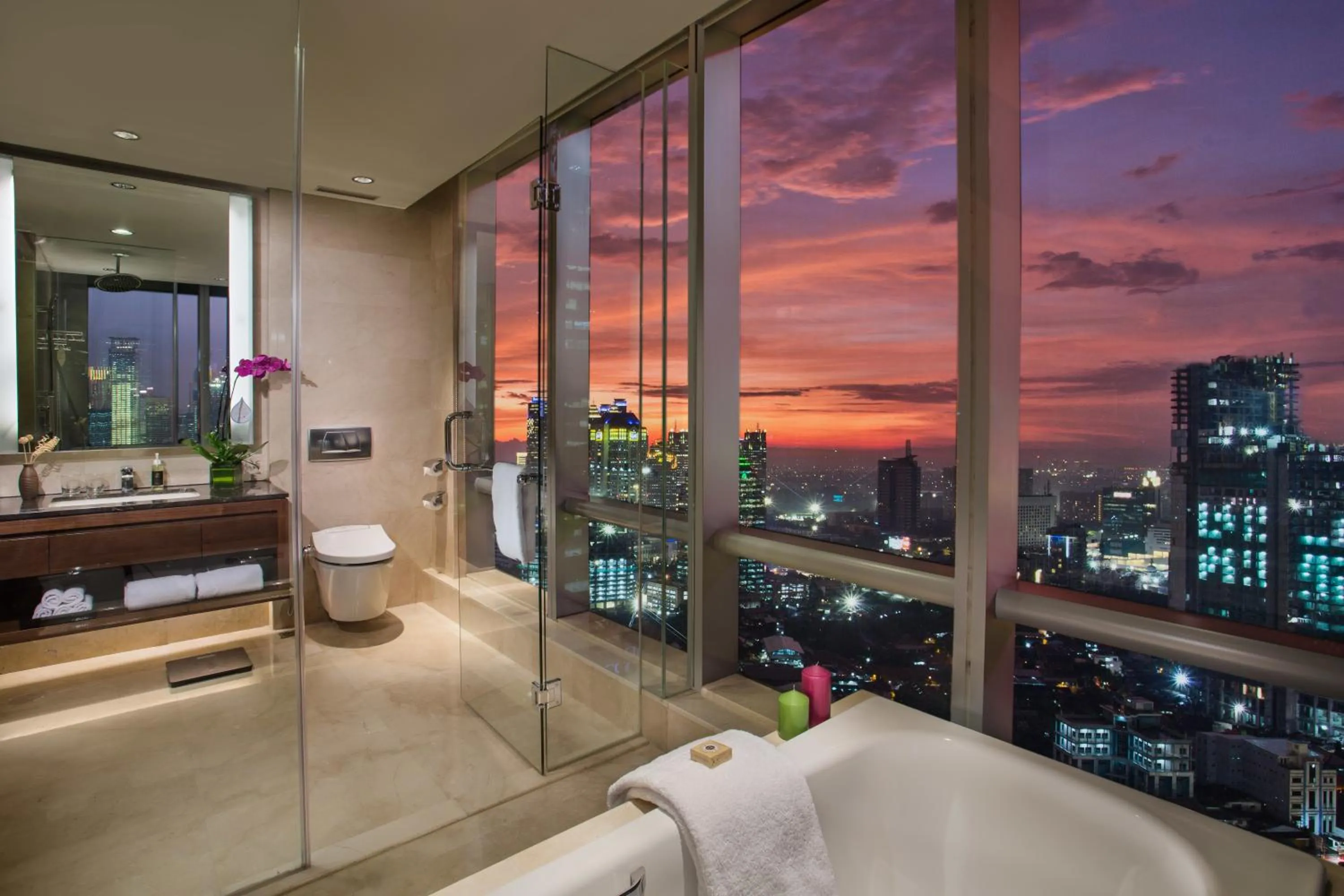 Bathroom in Ascott Kuningan Jakarta
