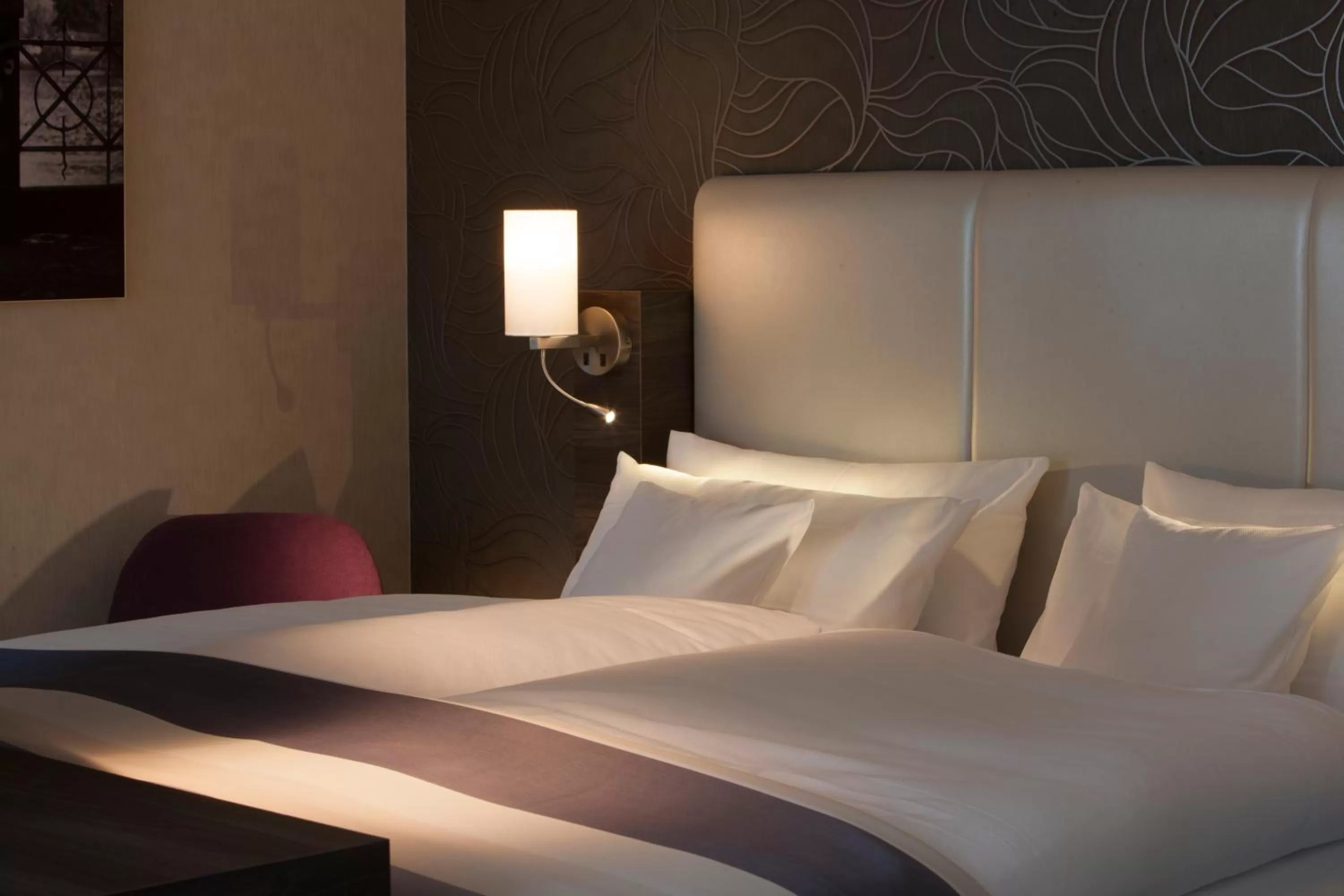 Bed in Vital Hotel Frankfurt