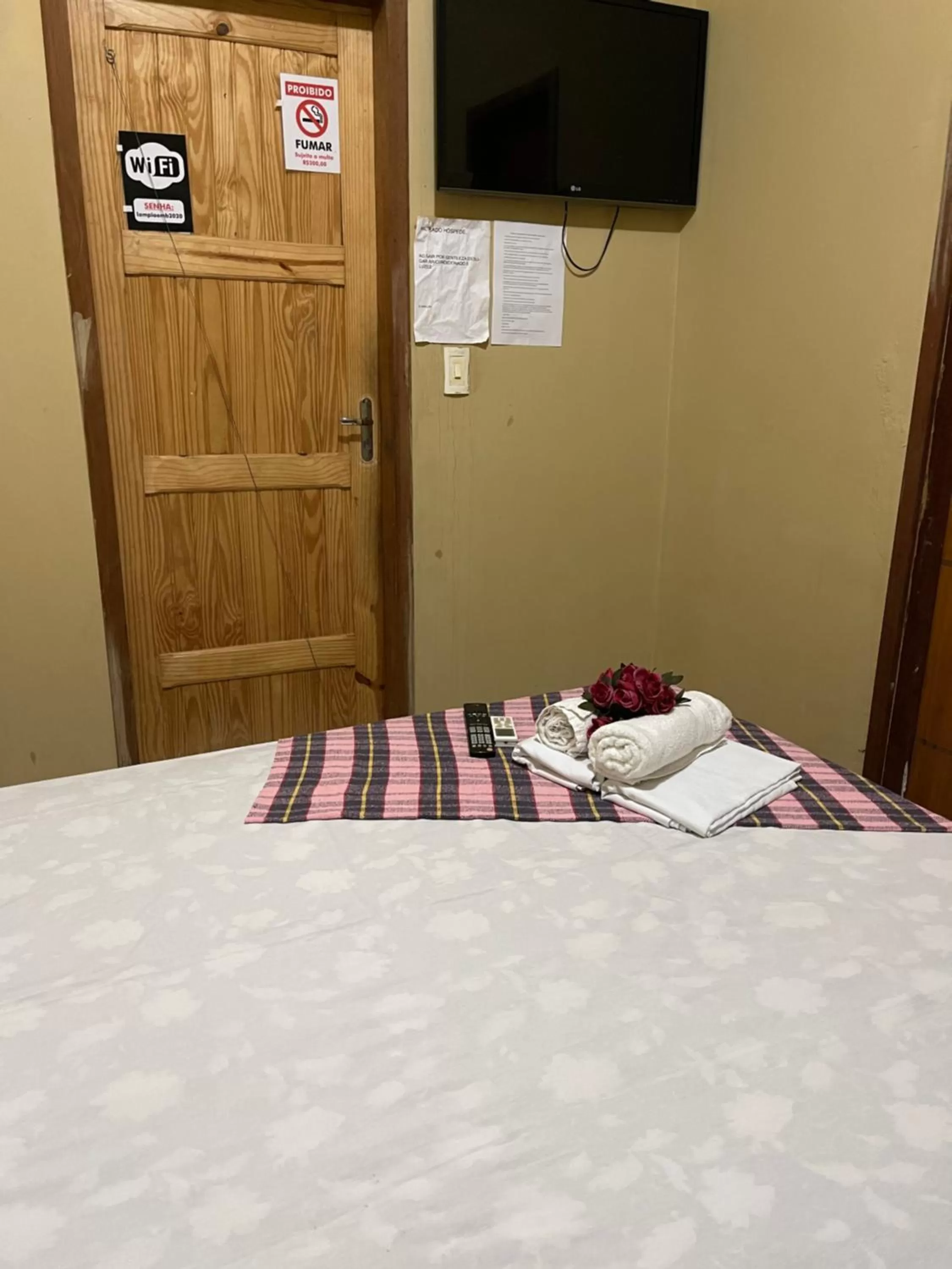 Bed in Pousada Lampião e Maria Bonita