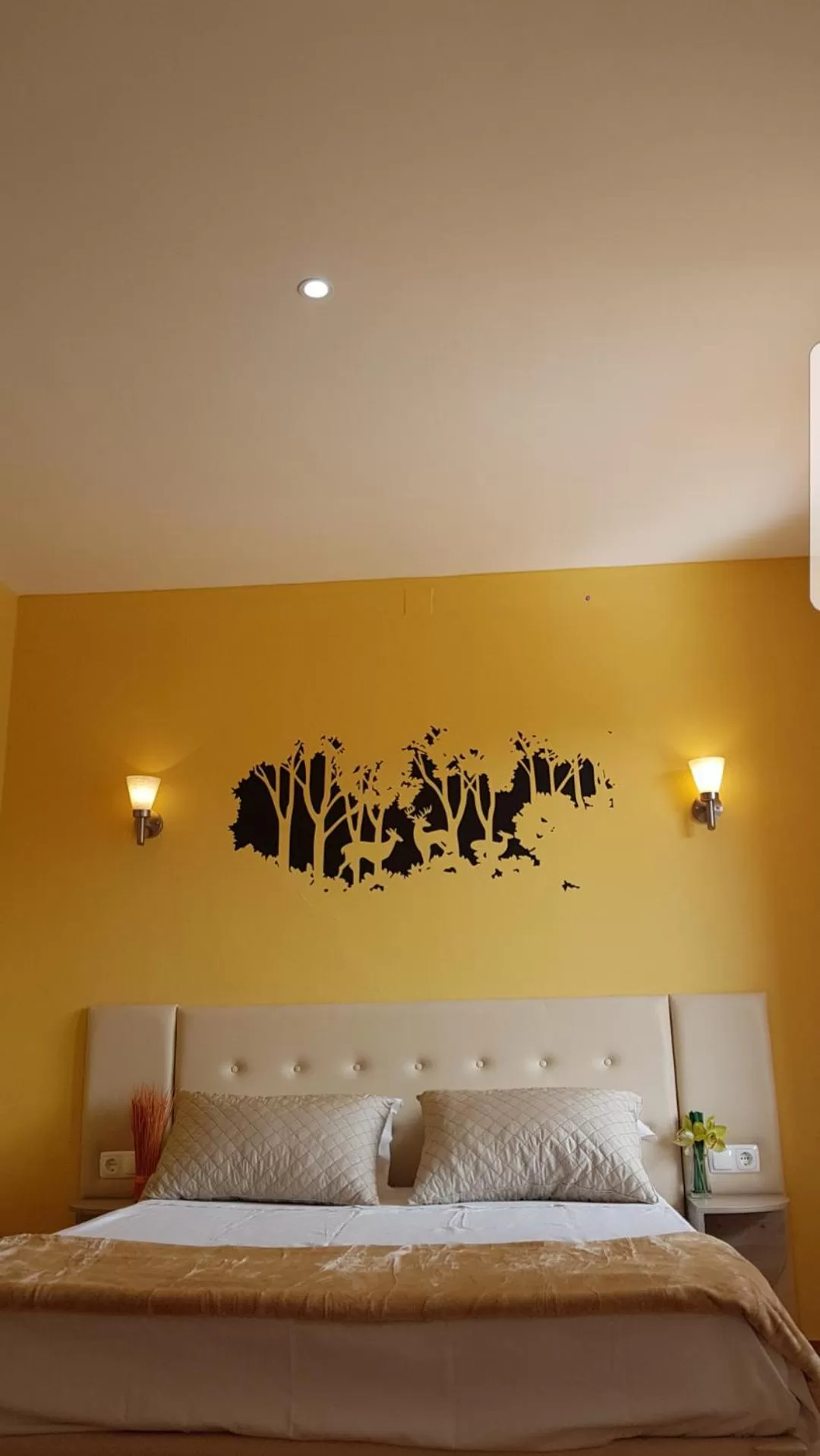 Bed in Pensão Asa Branca