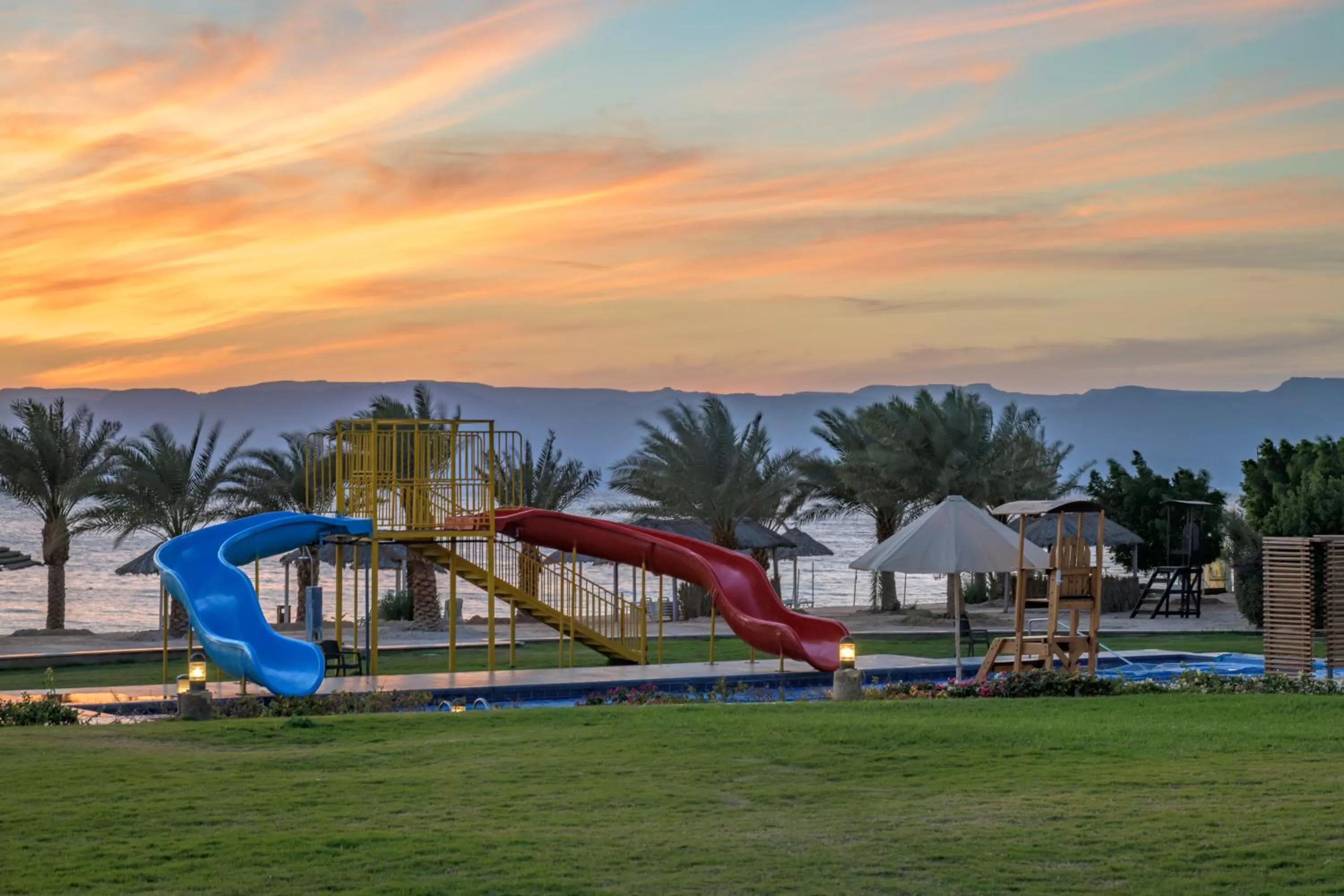 Children play ground in Grand Tala Bay Resort, Aqaba