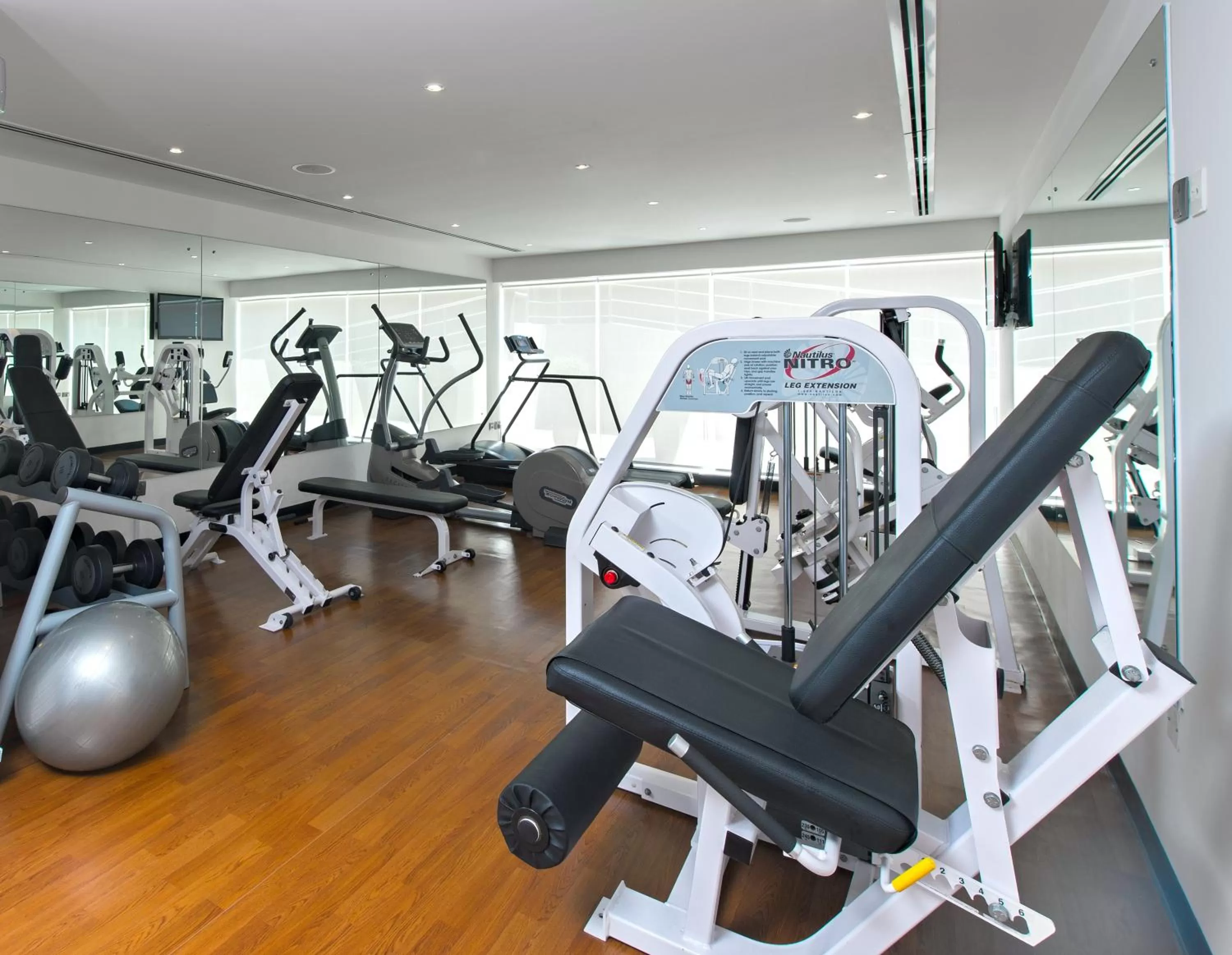 Fitness centre/facilities in Somewhere Hotel Apartment