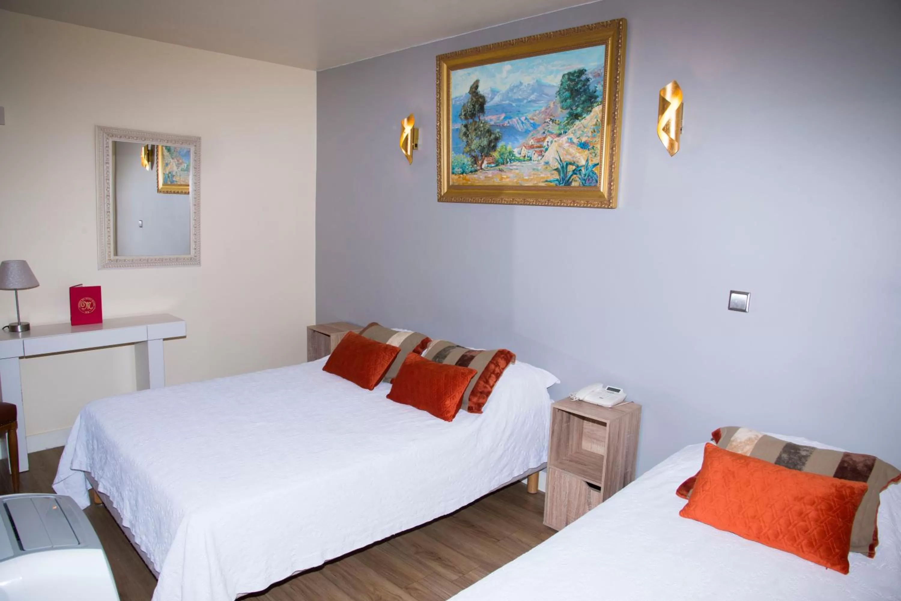 Bed in Hôtel du Mont Blanc