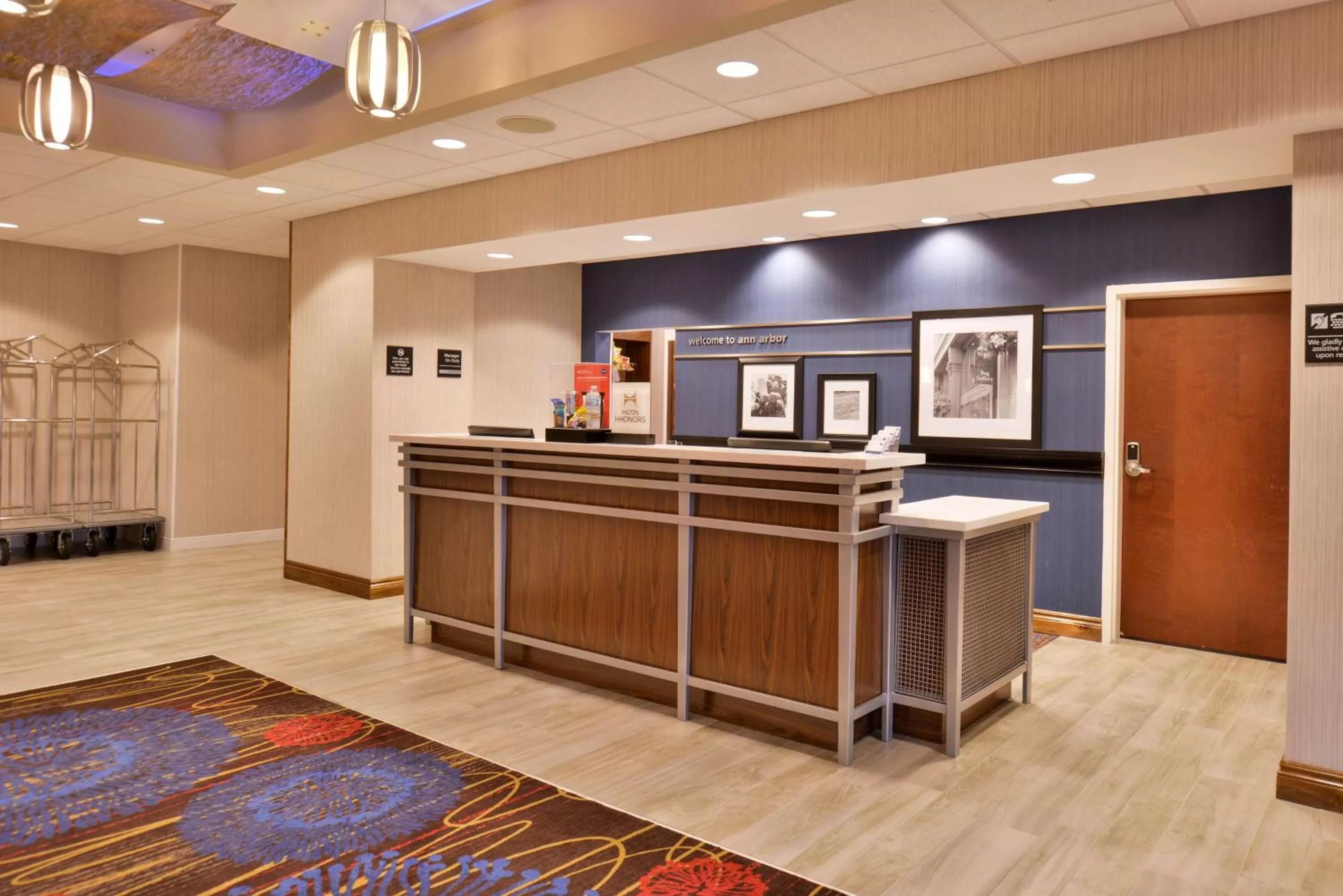Lobby or reception in Hampton Inn & Suites Ann Arbor West