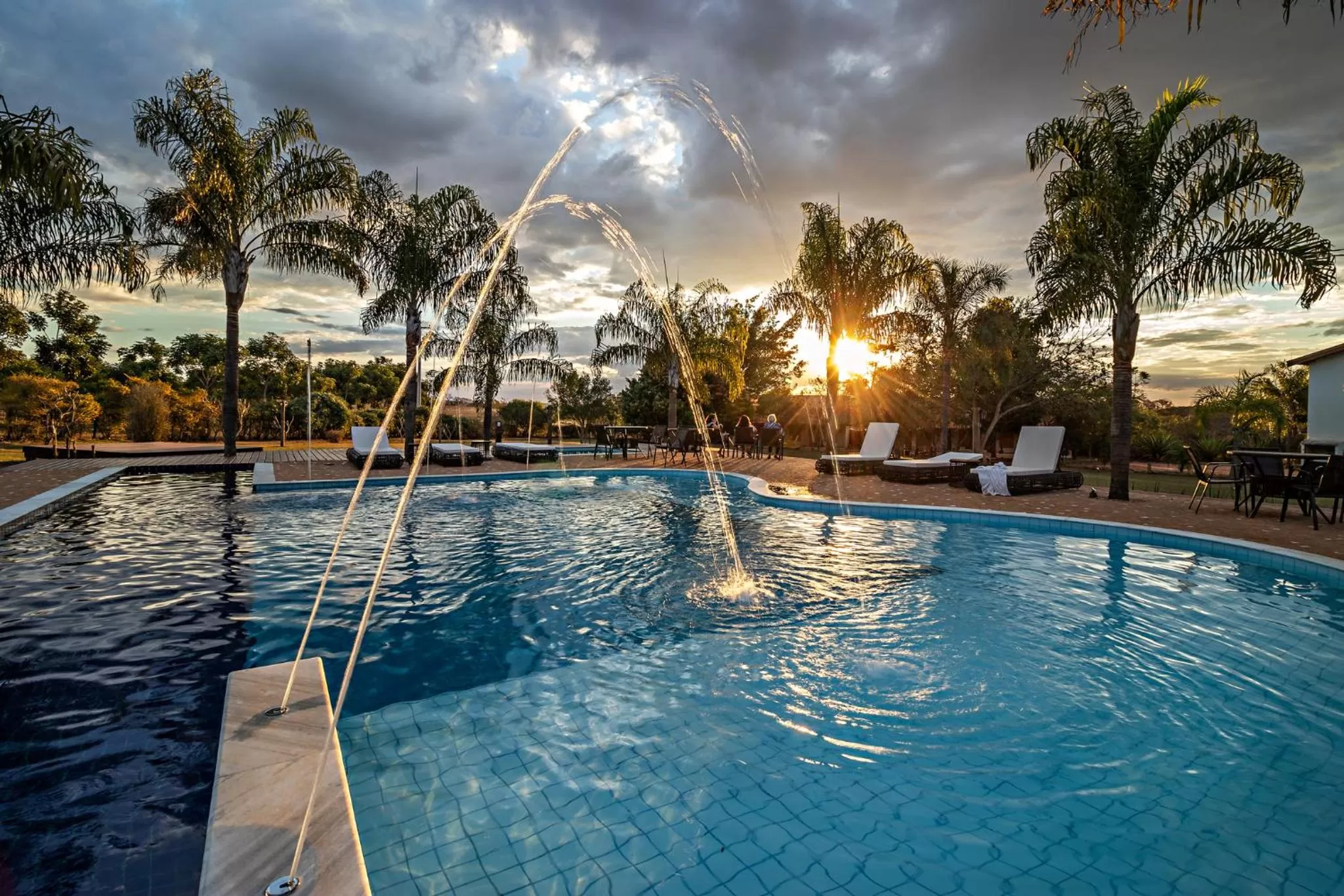 Swimming pool in Pousada Pé na Terra