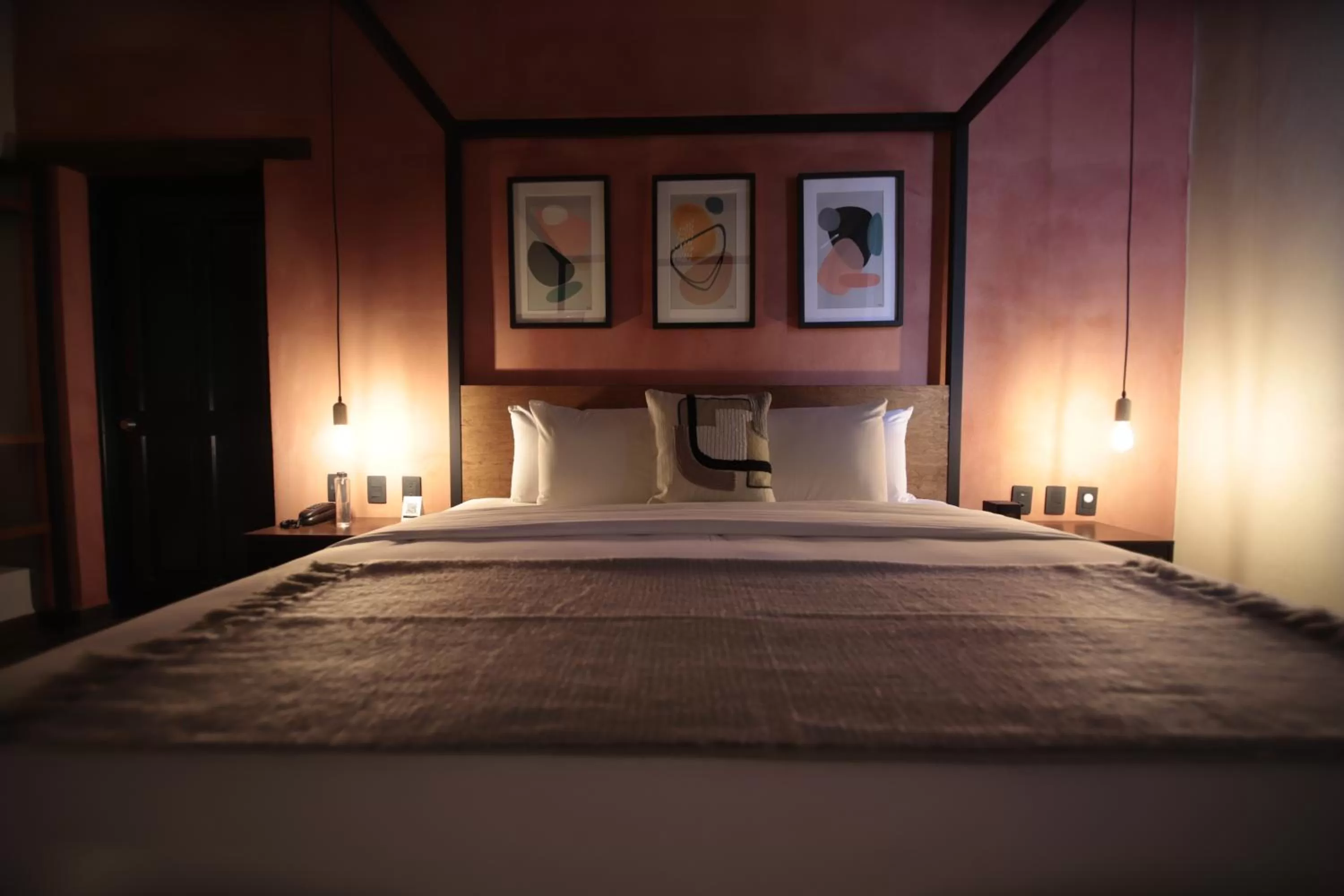 Bed in Antigua Trece Hotel Fusión & SPA