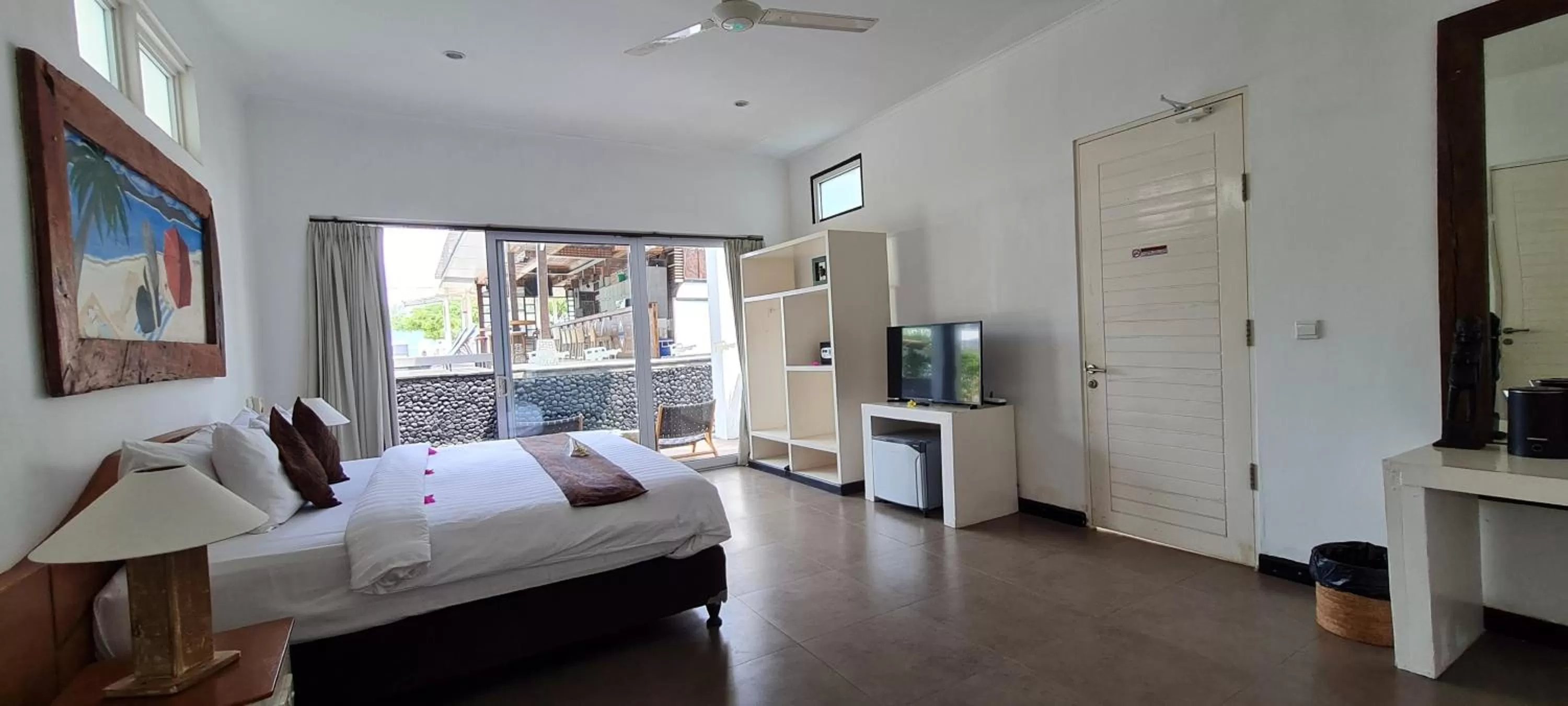 Bedroom, Bed in The Trawangan Resort