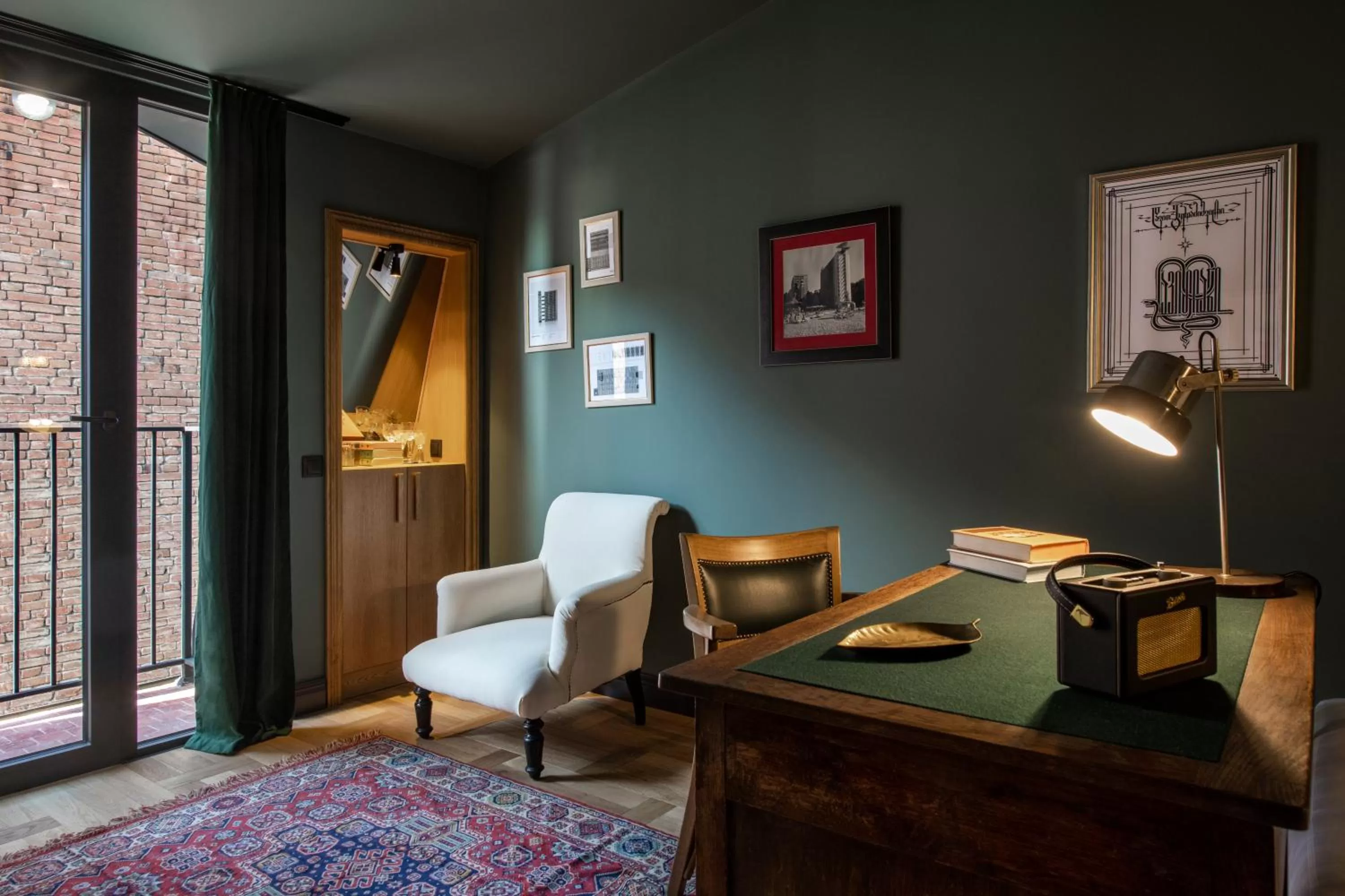 Seating area in Communal Hotel Plekhanovi