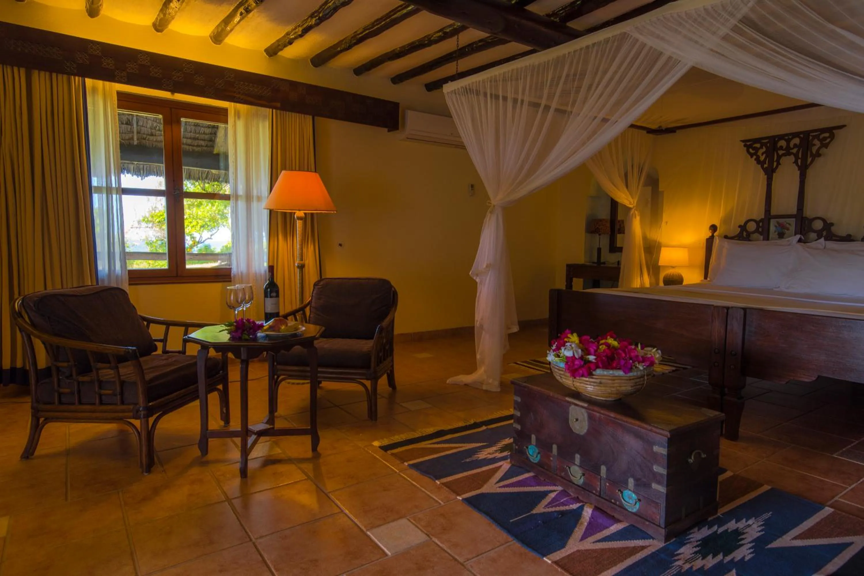 Bedroom in Amani Beach Resort