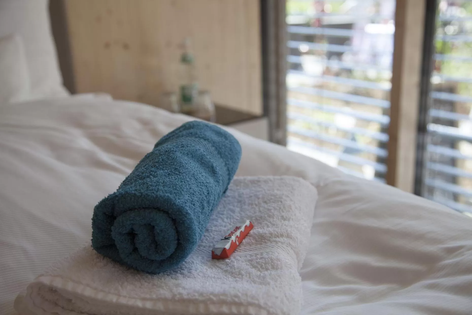 Decorative detail, Bed in mein kleinHOTEL