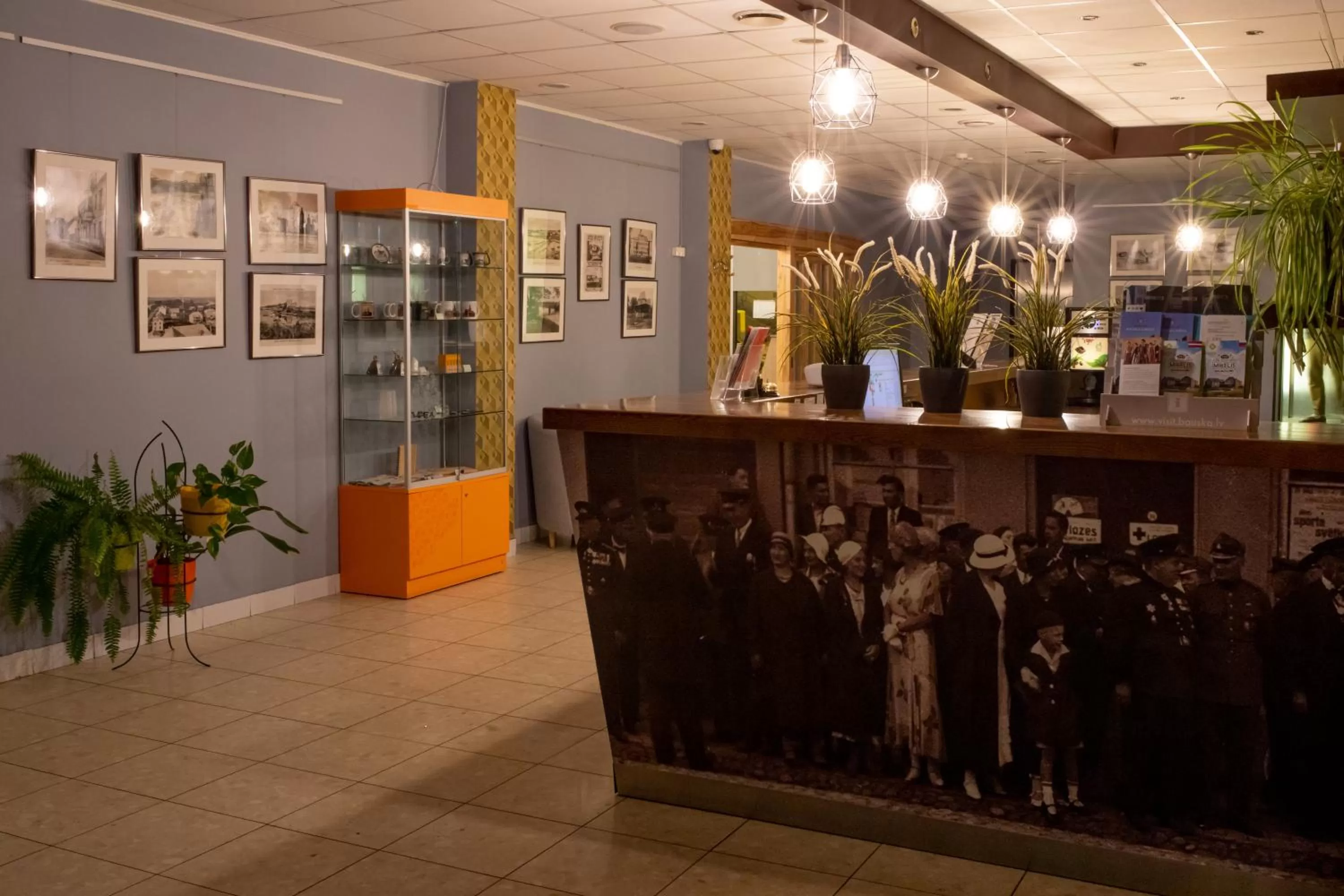 Decorative detail in Rija Bauska Hotel