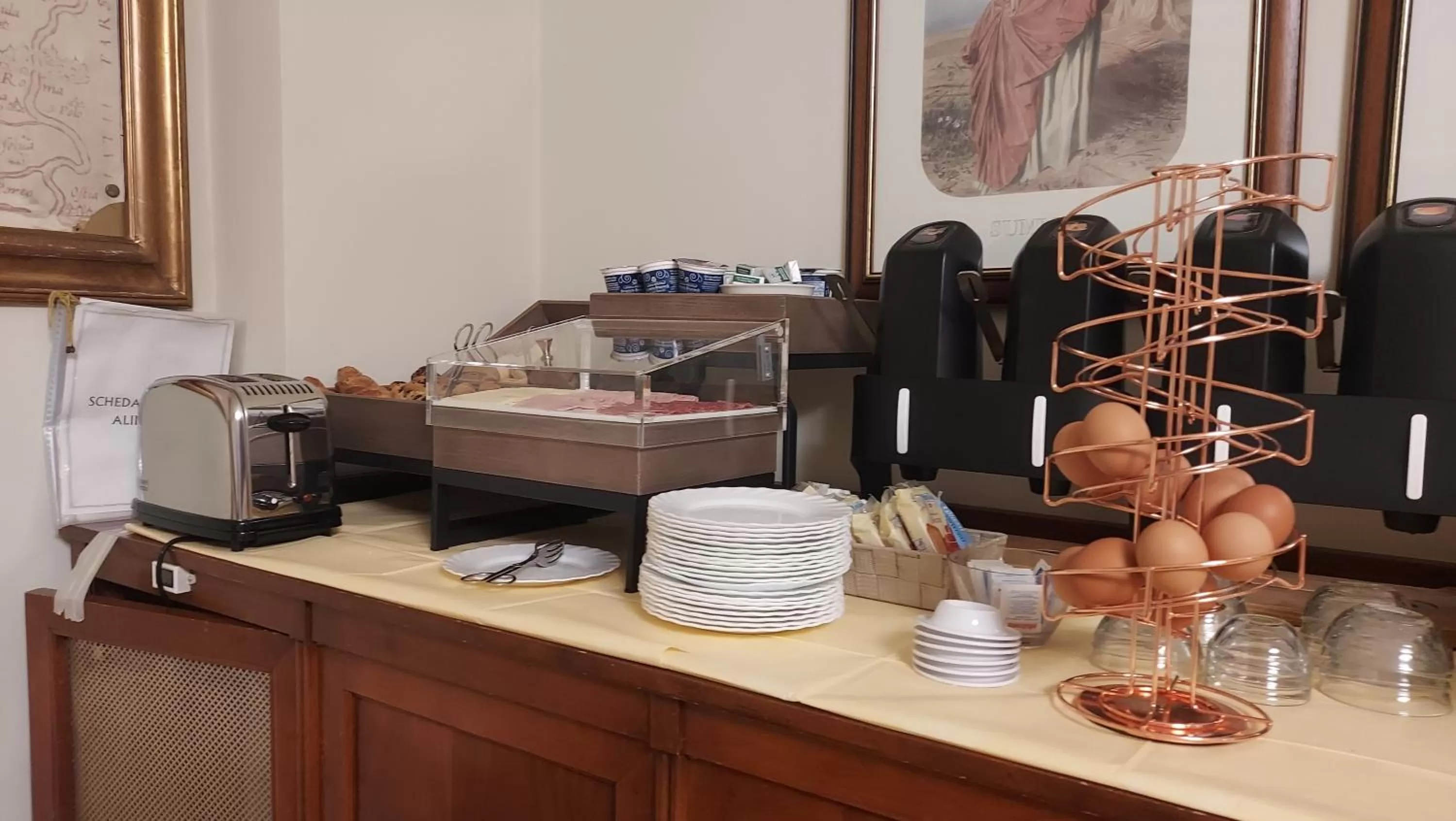 Breakfast in Hotel Bigallo