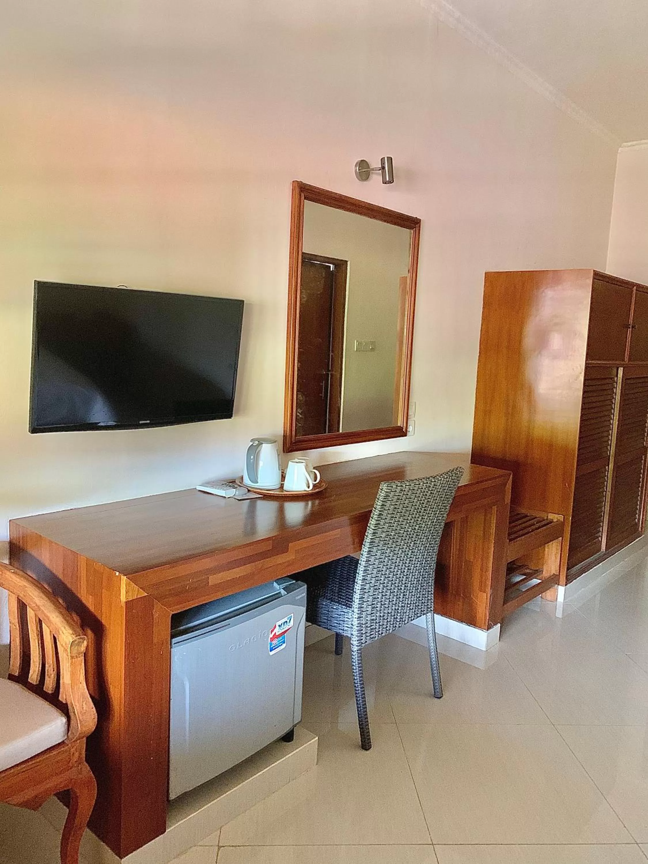 Bedroom in Fat Yogi Cottages