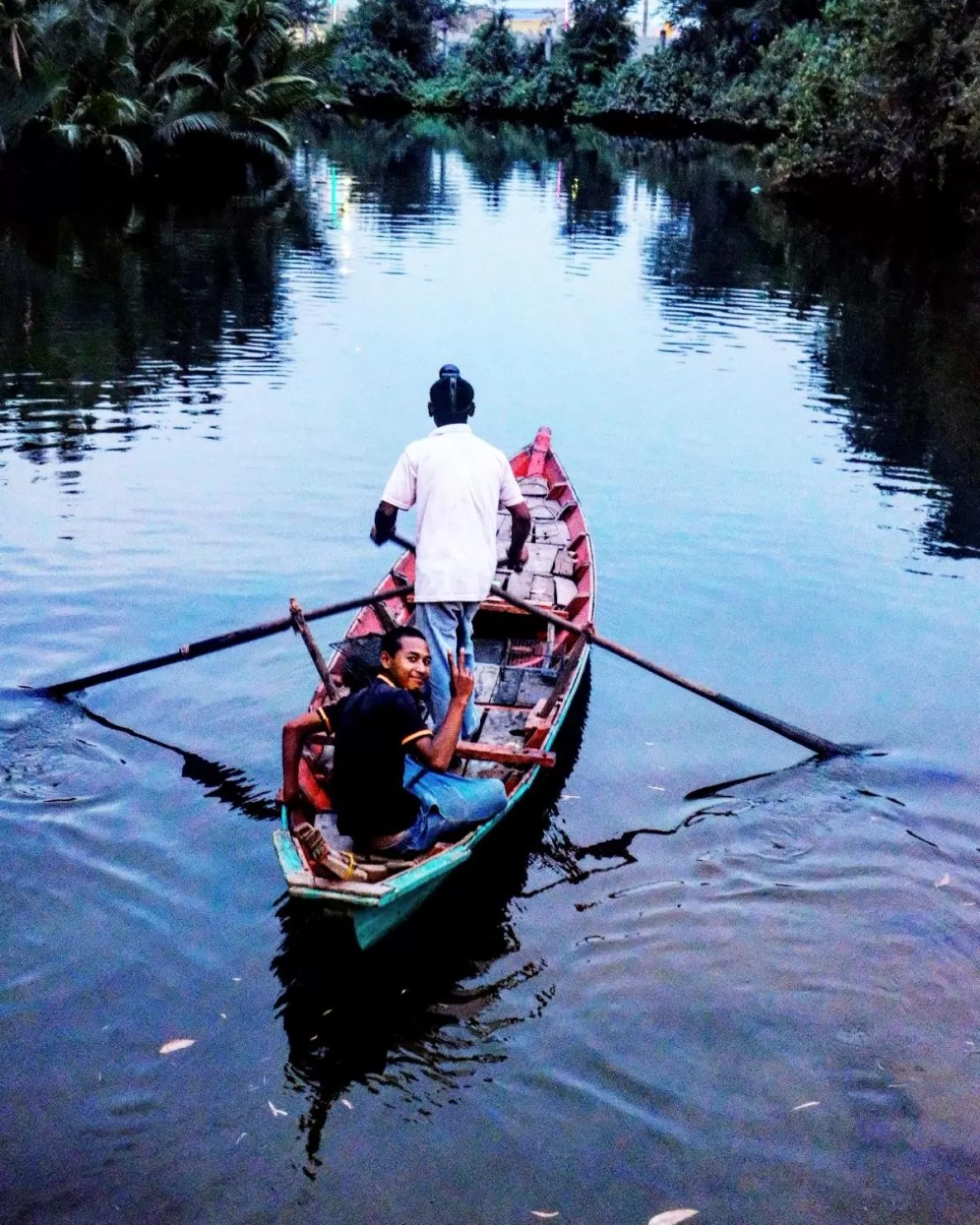River view, Canoeing in Kampot Cabana