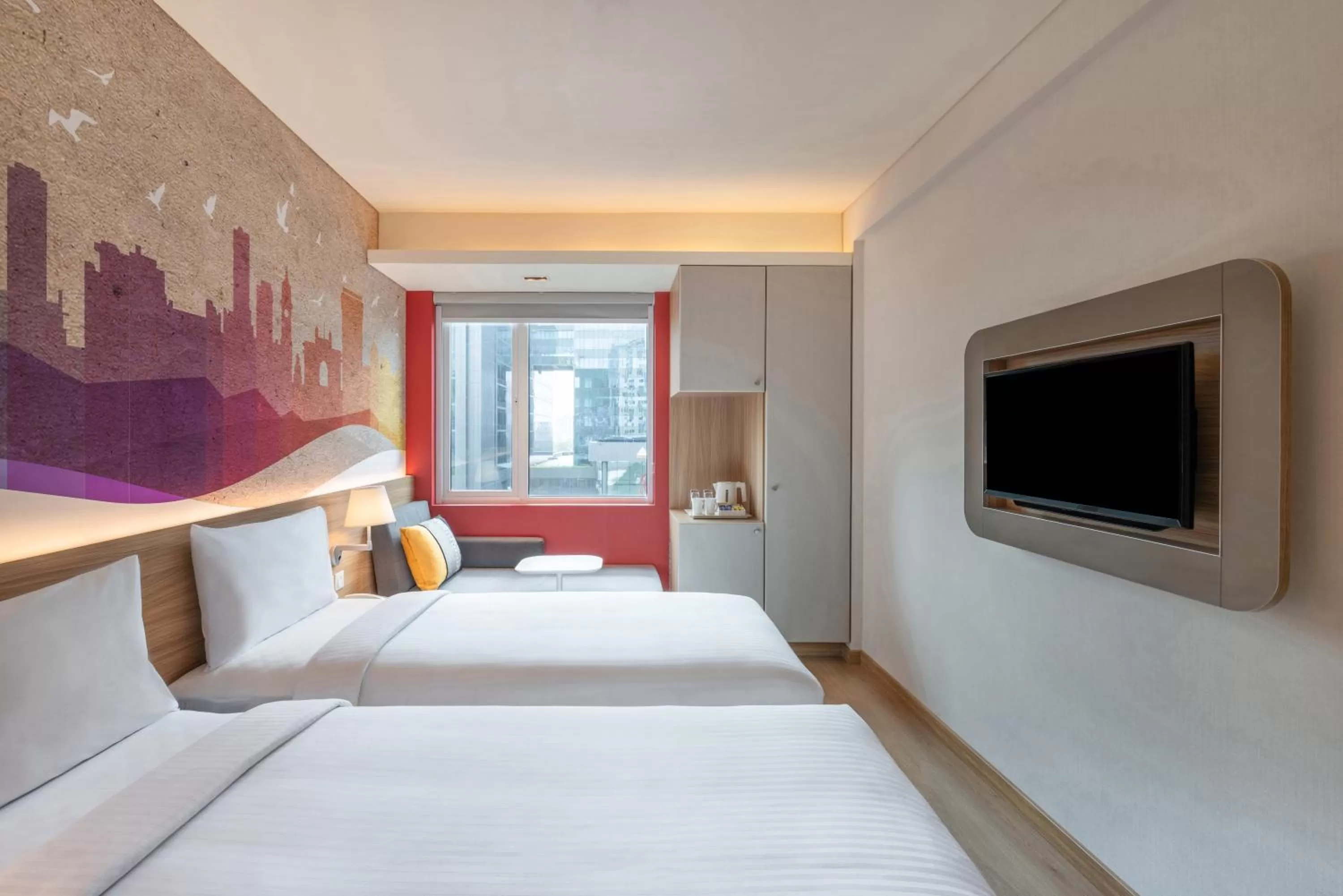 Photo of the whole room, Bed in ibis Mumbai Vikhroli - An Accor Brand