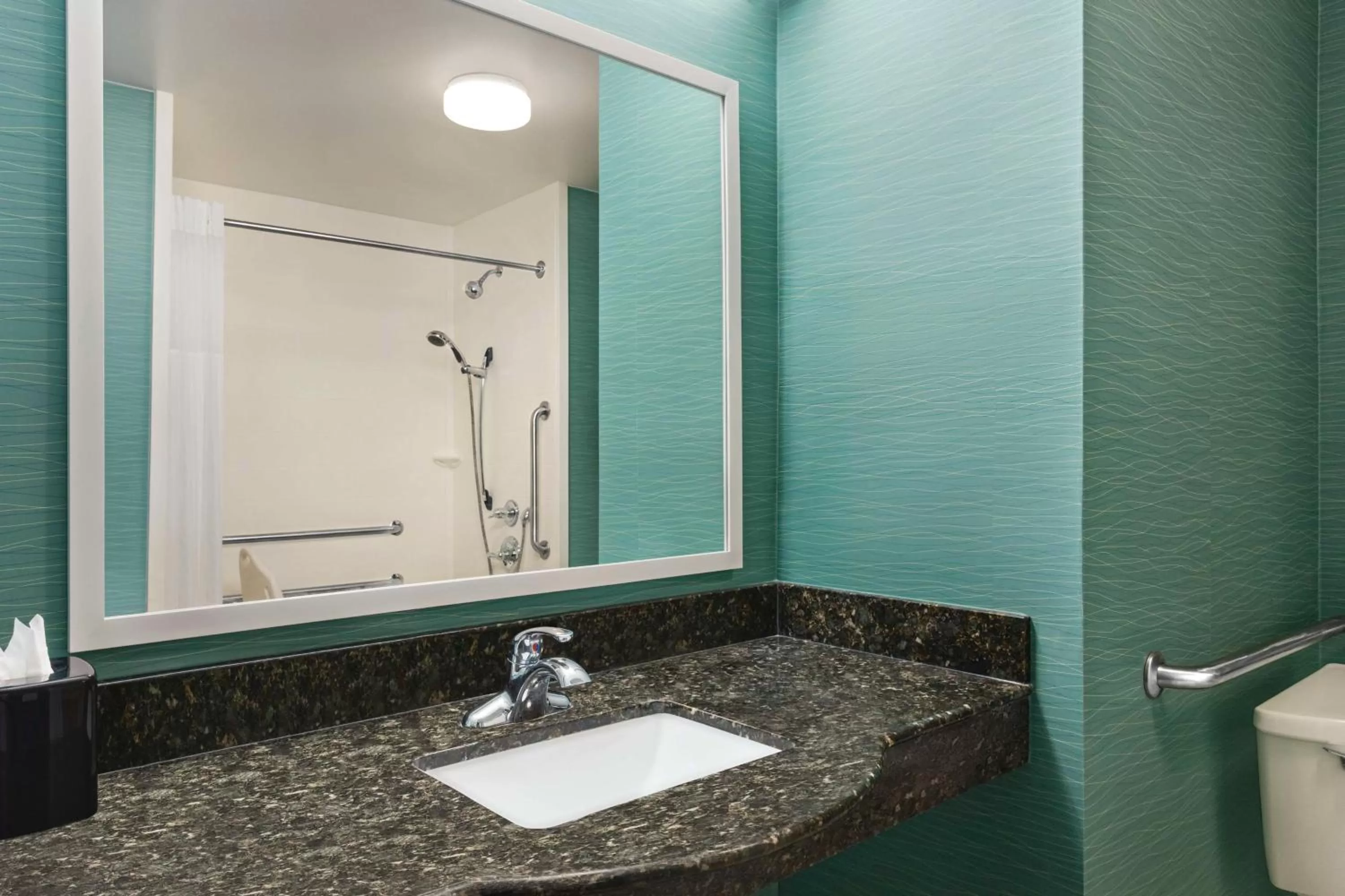 Bathroom in Hampton Inn New Albany