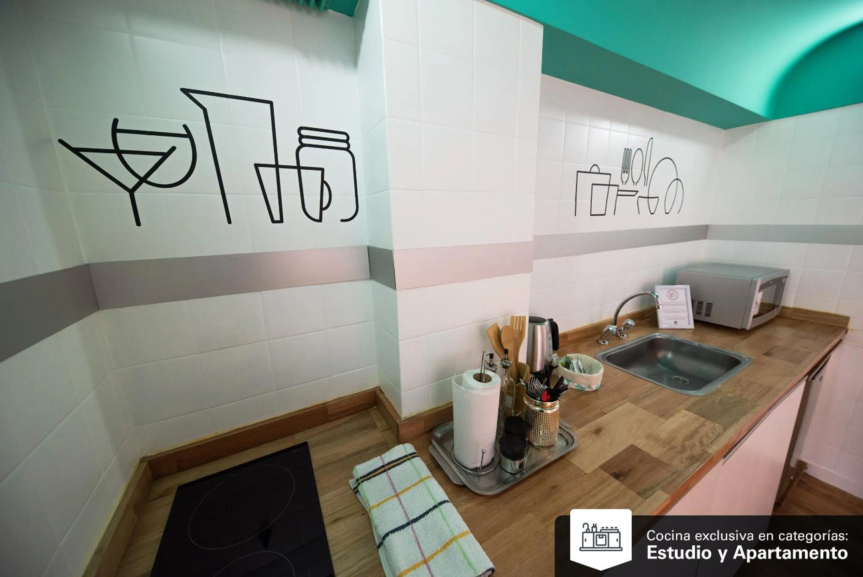 Kitchen or kitchenette in Suipacha Suites