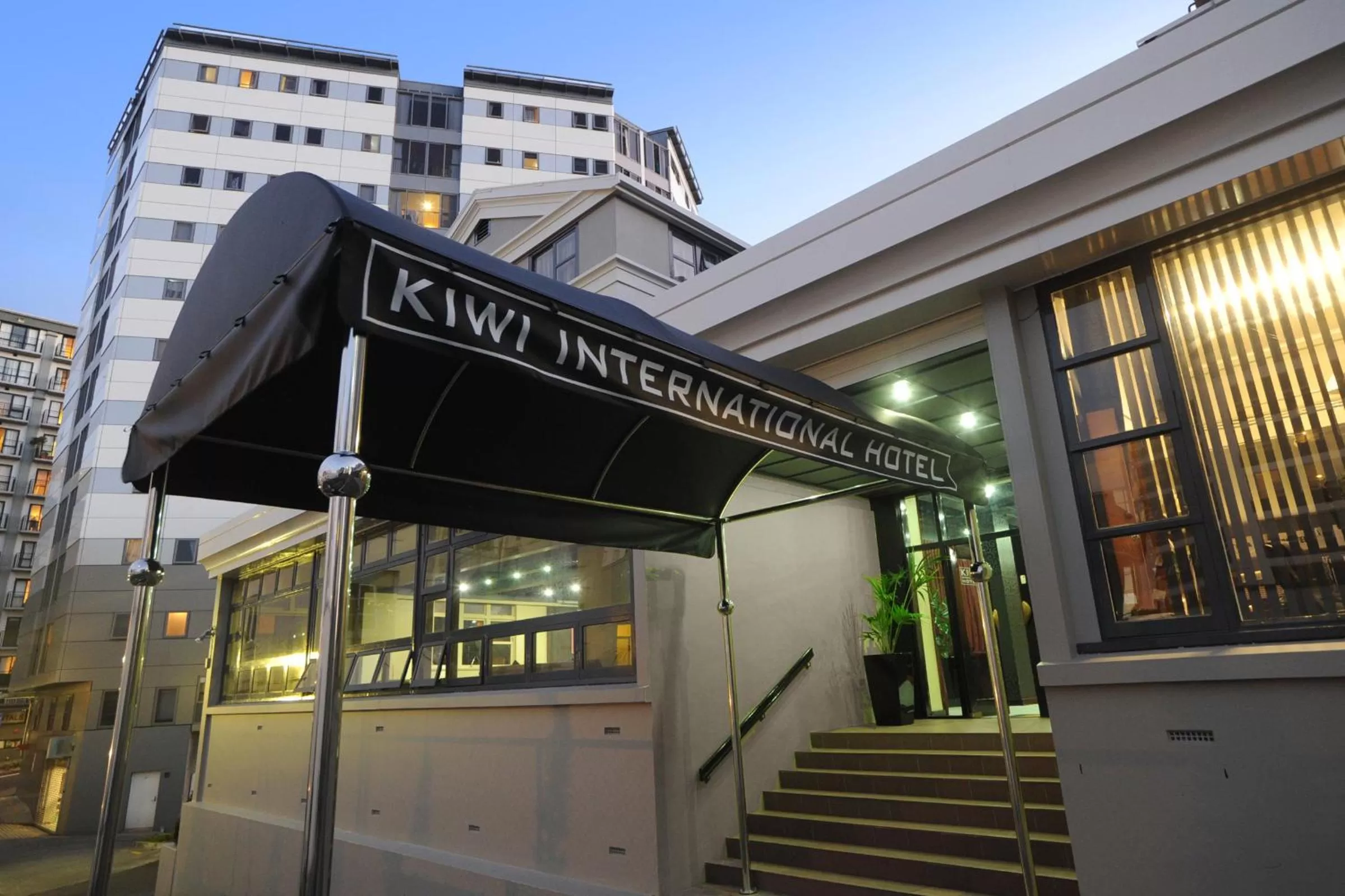 Facade/entrance in Kiwi International Hotel