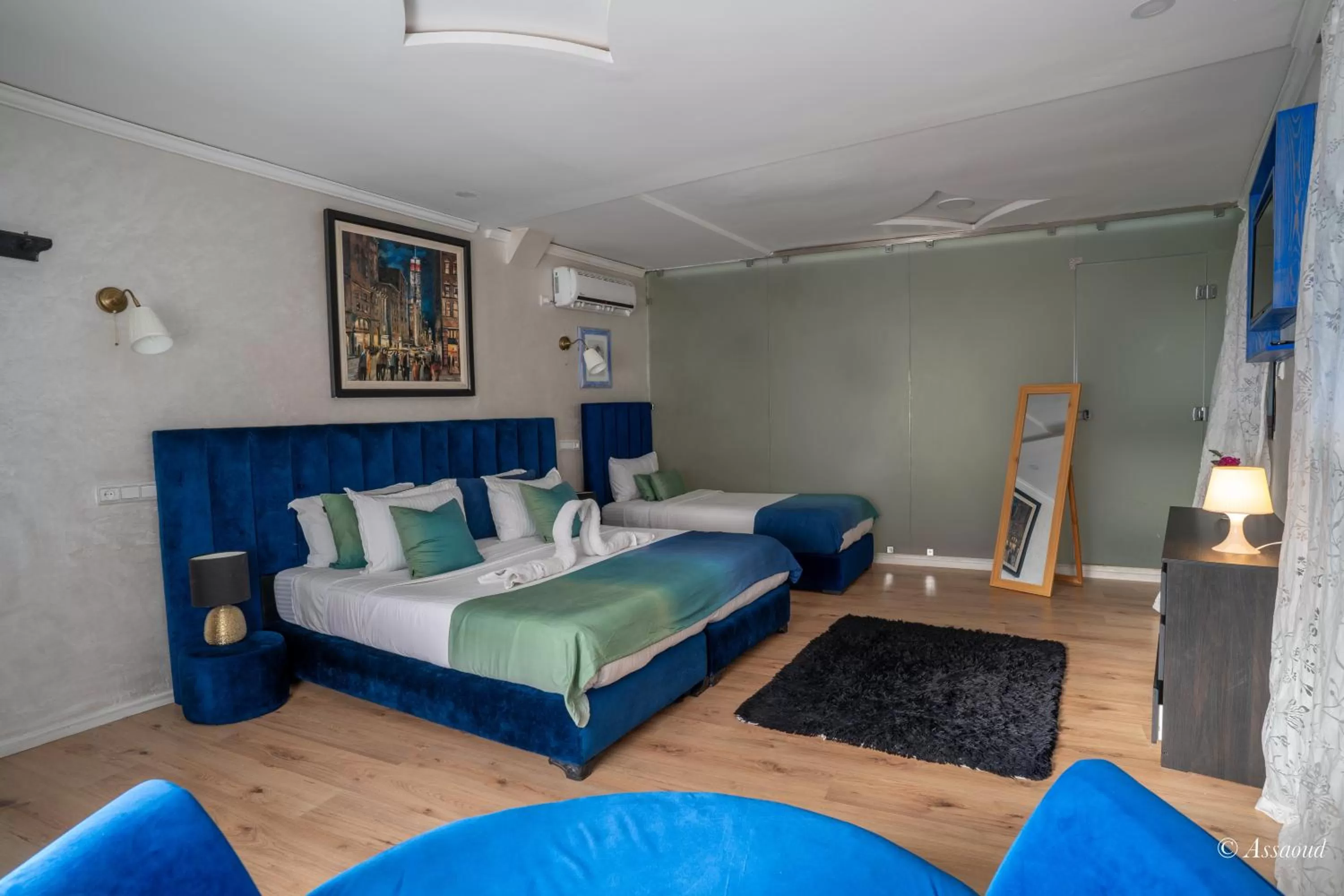 Bed in Hôtel ZIRYAB