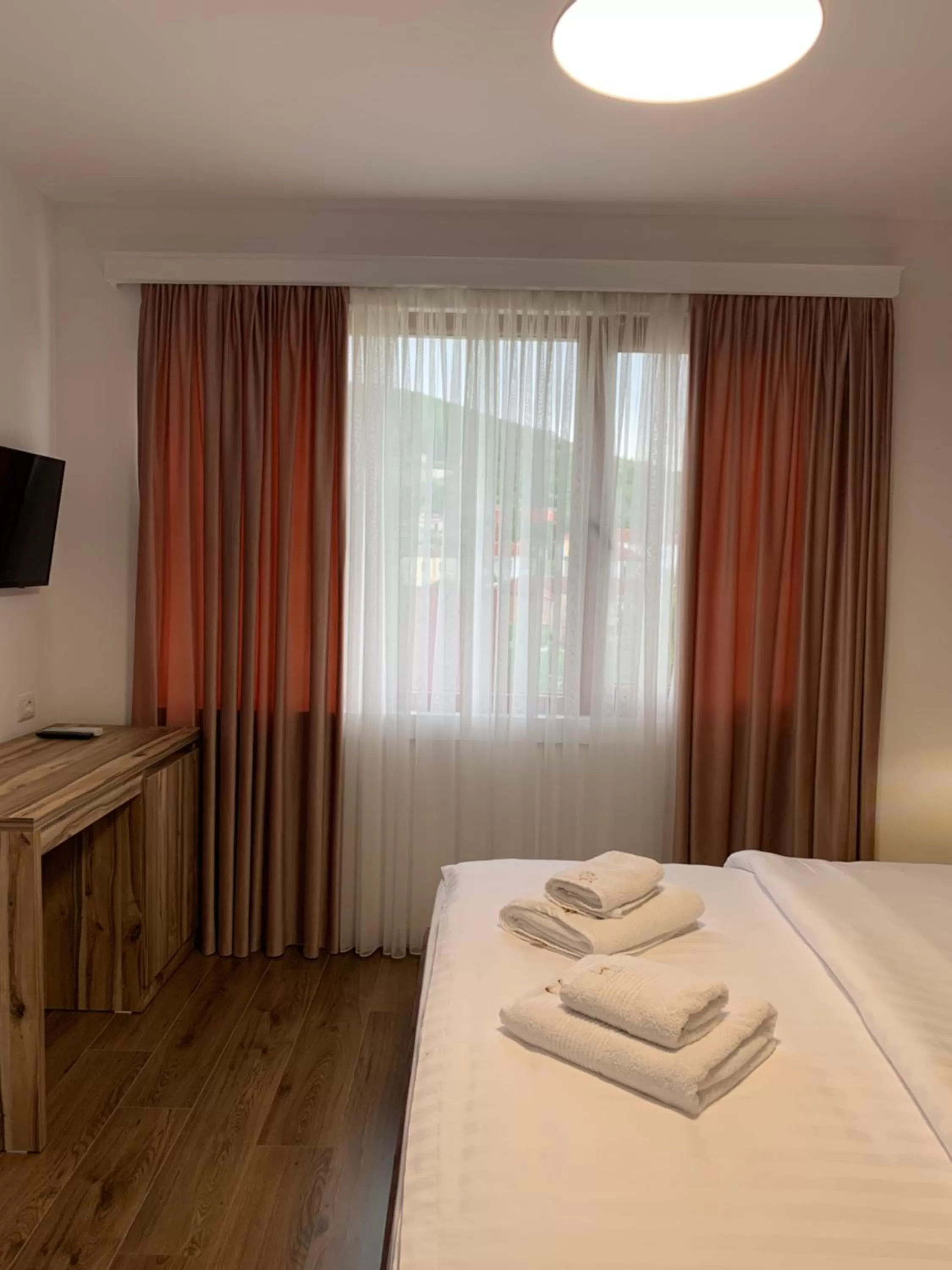 Bed in Grand Hotel Pogradec