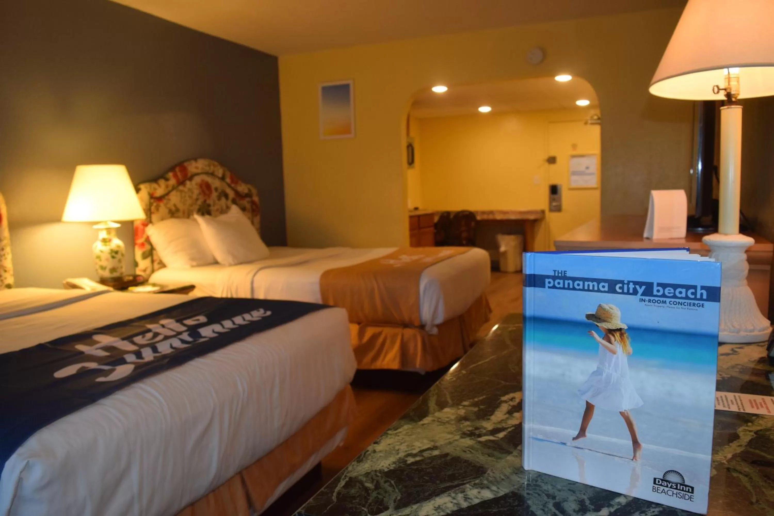 Bedroom, Bed in Days Inn by Wyndham Panama City Beach Beachfront Resort