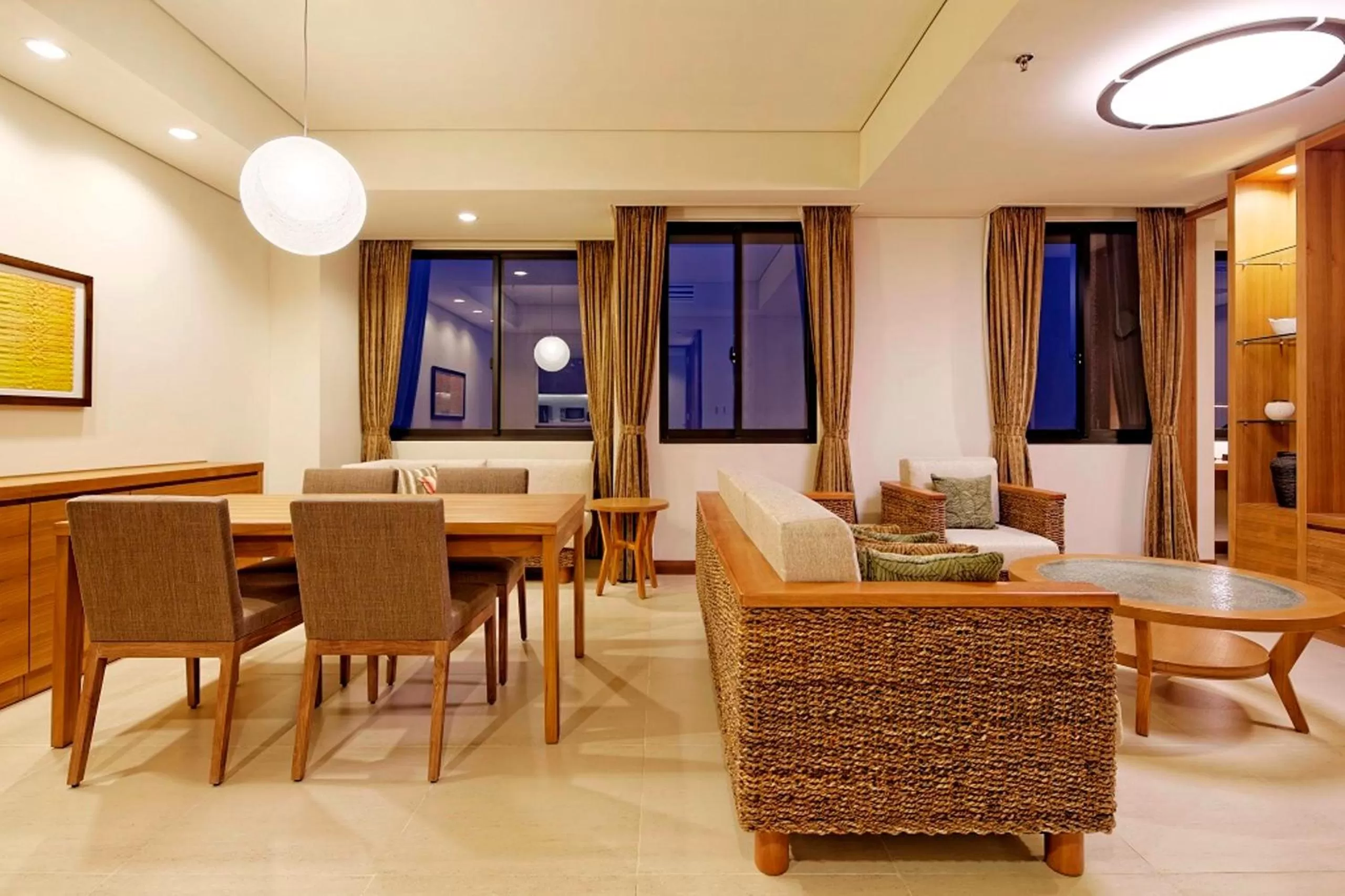 Living room in Axia South Cikarang Service Apartment