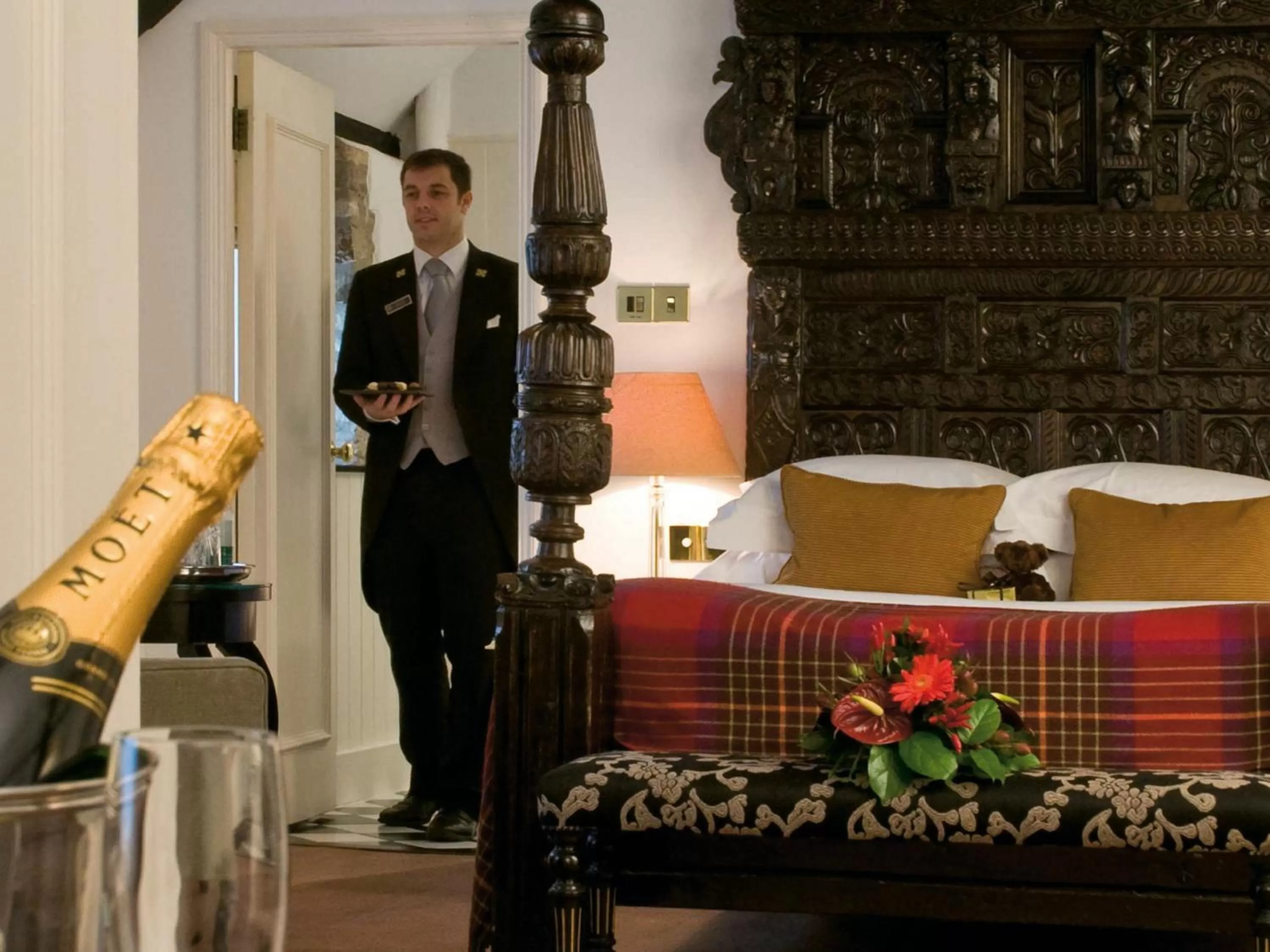 Bedroom in Macdonald Bear Hotel