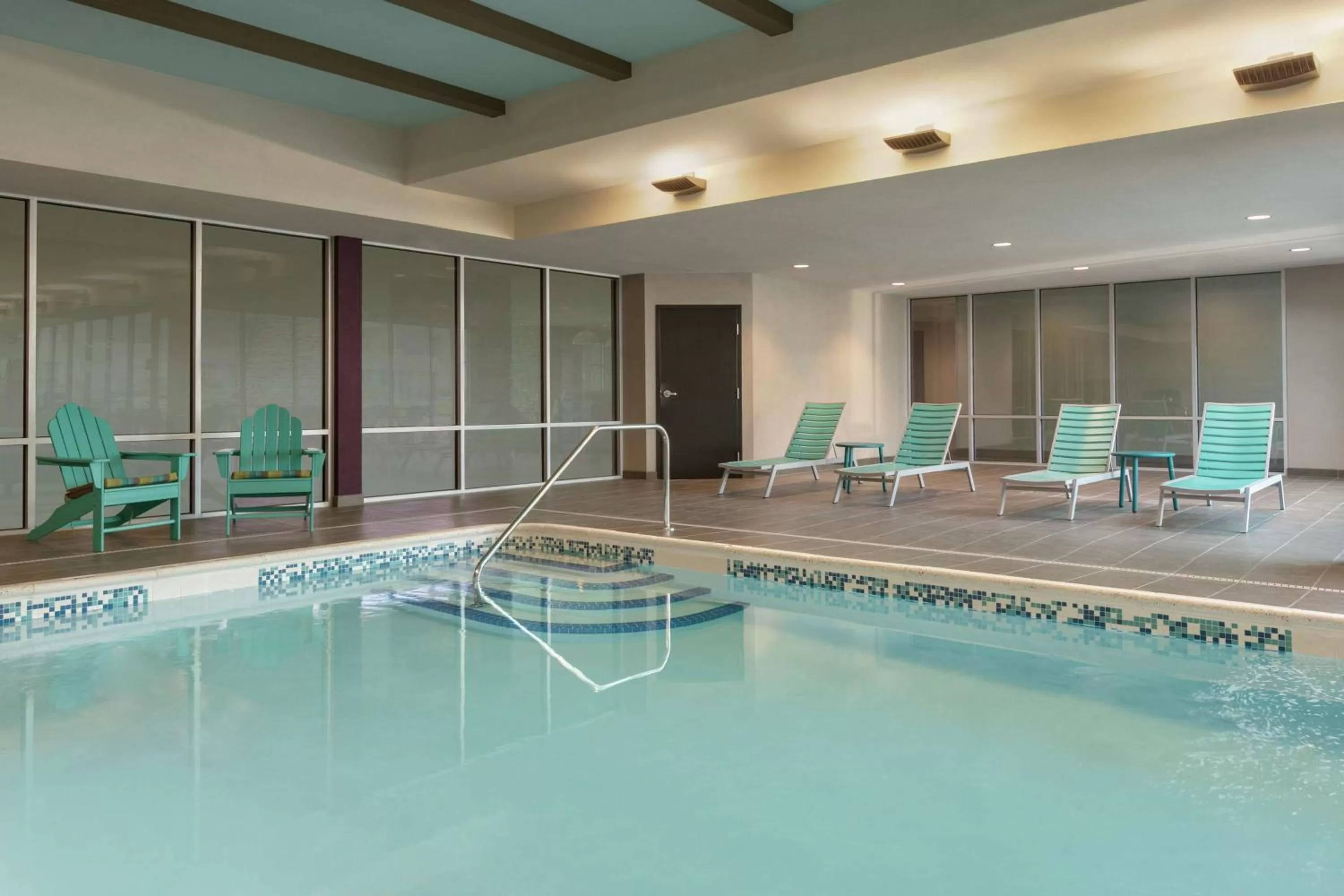 Pool view in Home2 Suites By Hilton Williamsville Buffalo Airport