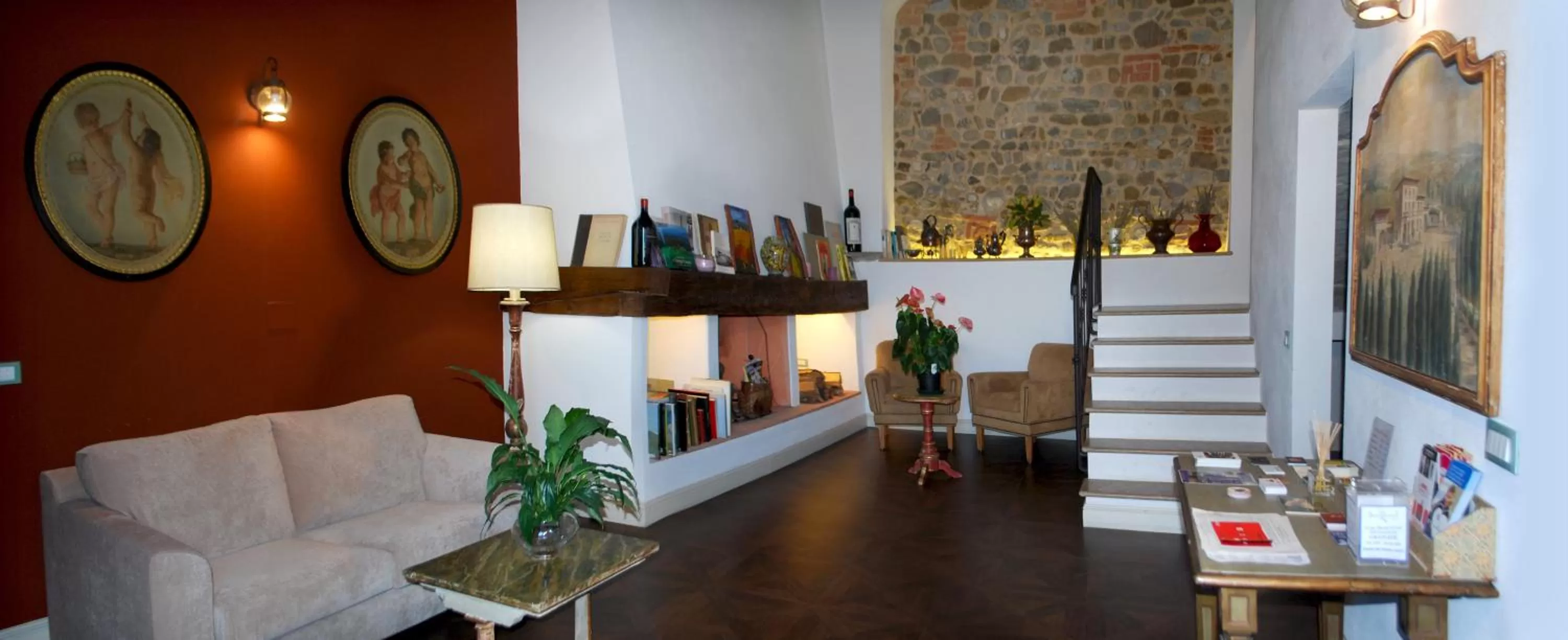 Lobby or reception in Armonie di Villa Incontri B&B