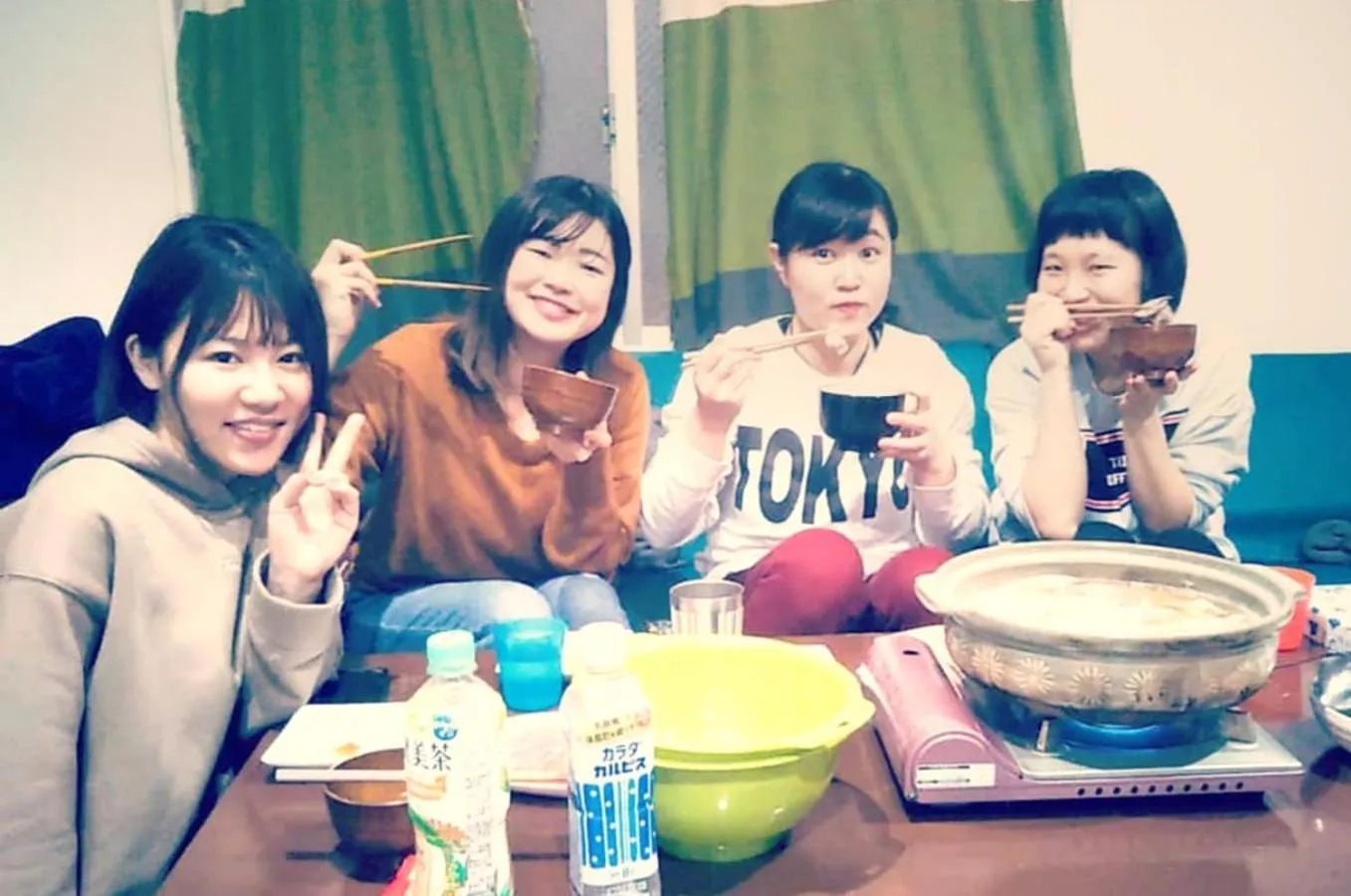 Communal lounge/ TV room in Fukuoka Guesthouse Little Asia Kokura