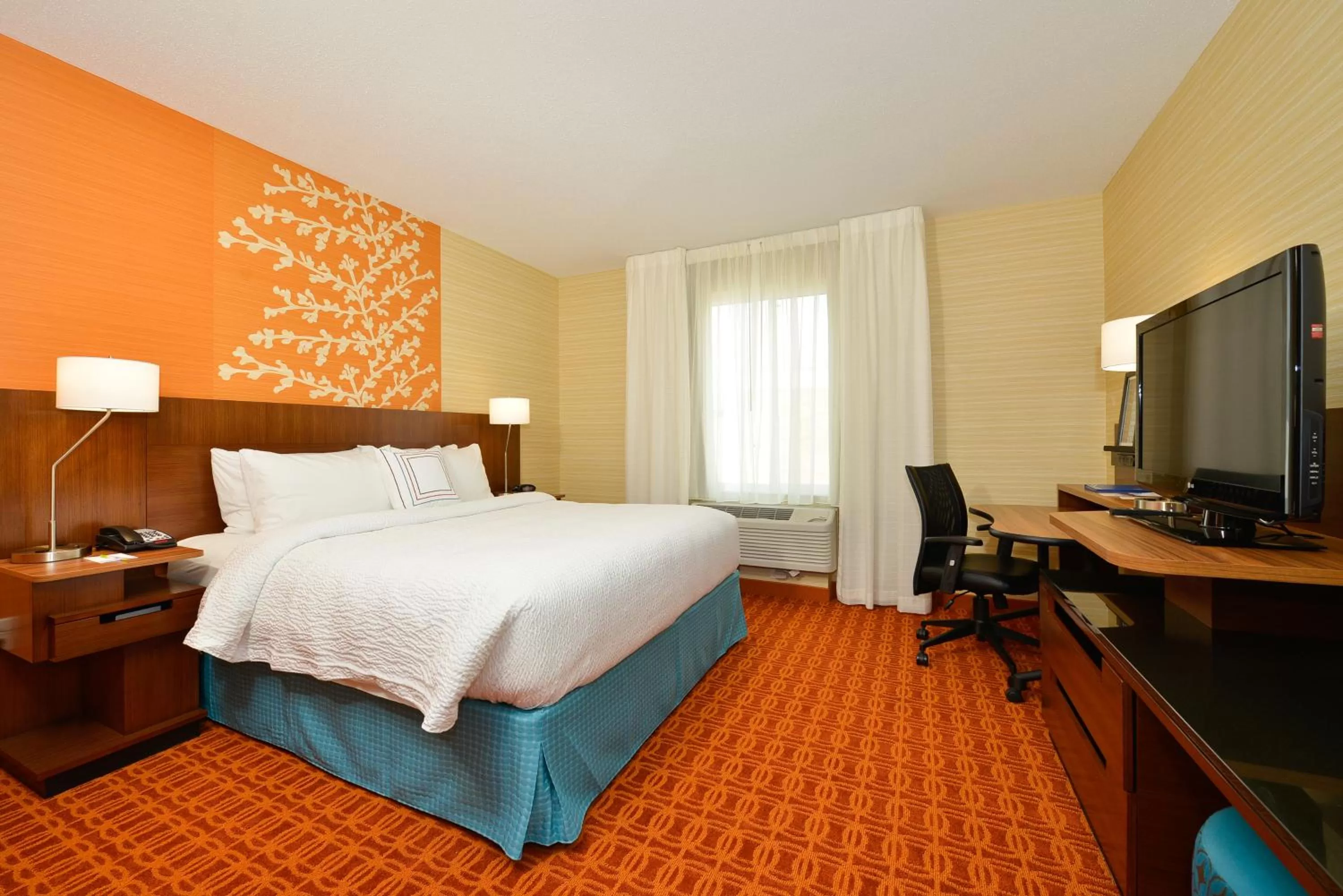 Bedroom, Bed in Fairfield Inn & Suites by Marriott Elmira Corning