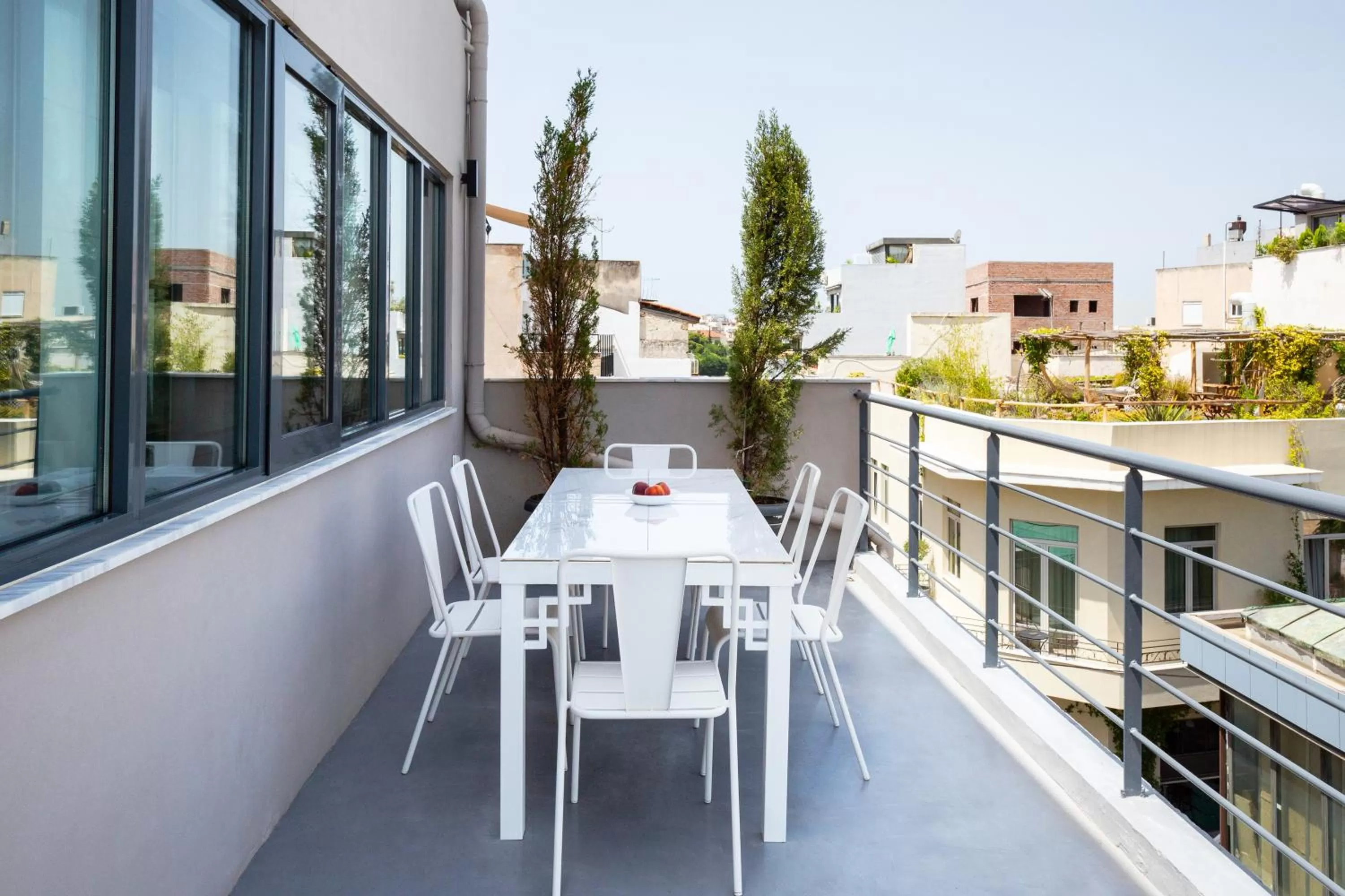 Balcony/Terrace in Downtown Athens Lofts - The Acropolis Observatory