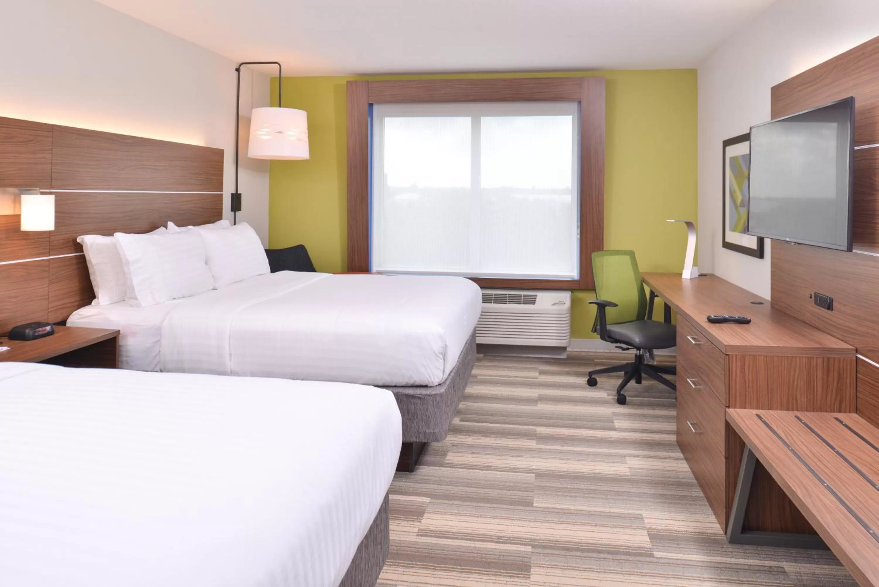 Bedroom, Bed in Holiday Inn Express & Suites Omaha Airport by IHG