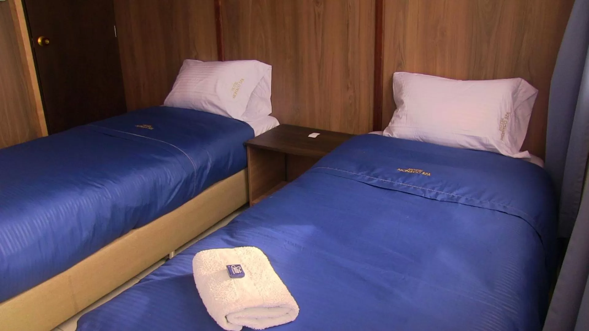 Bed in Hotel Mónaco de Fusa