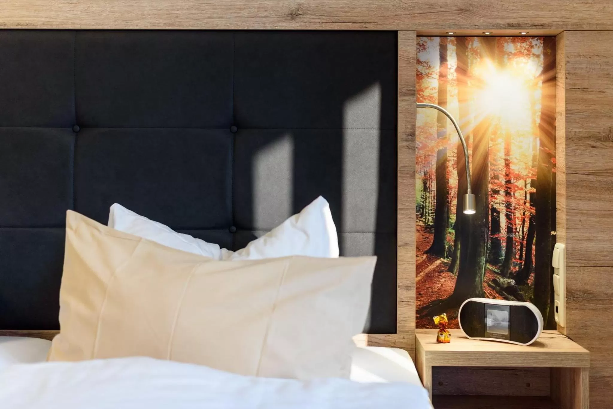 Decorative detail, Bed in Wellness & Ayurveda Hotel Am Eichenberg